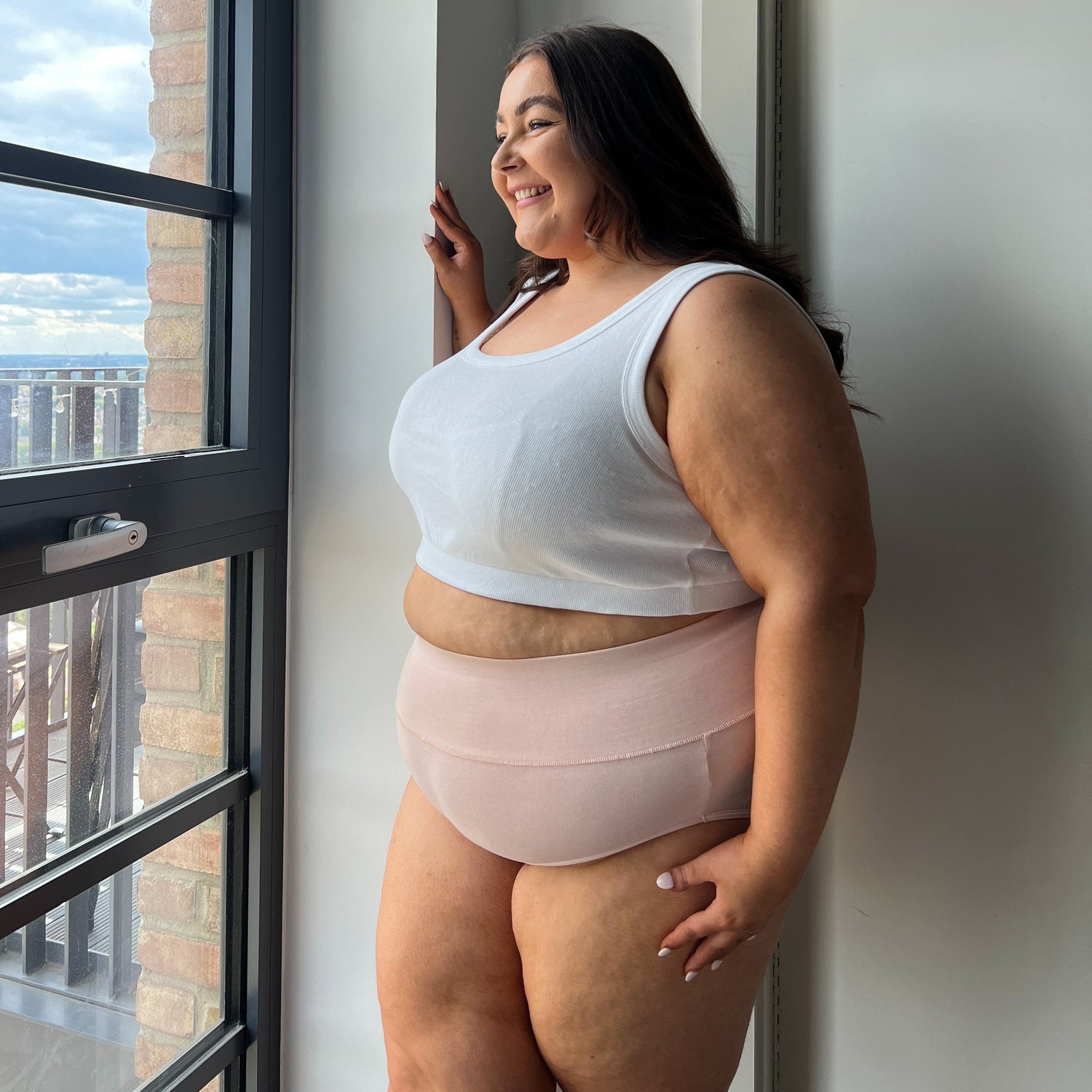 Braguitas de algodón orgánico - Rosa ballet