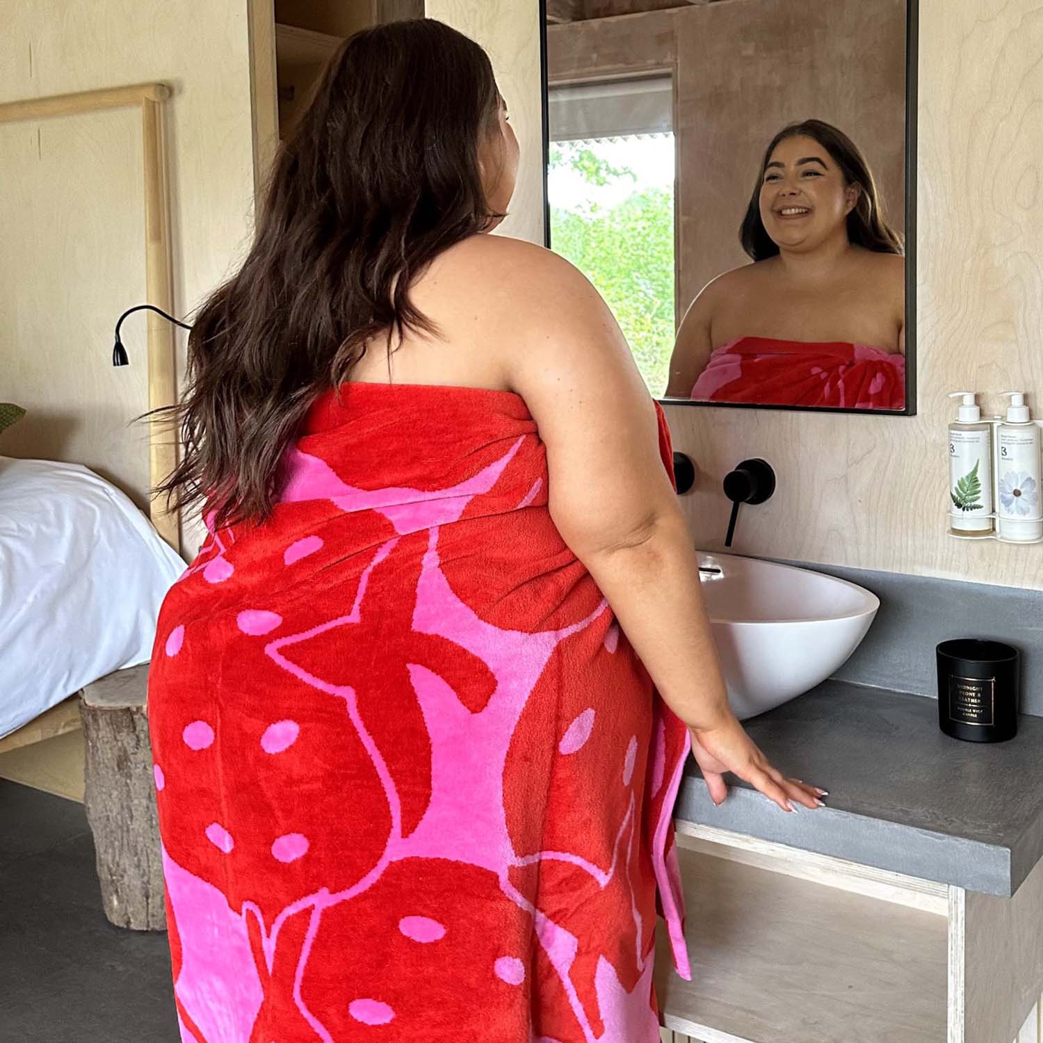 Toalla de peluche - afrutado