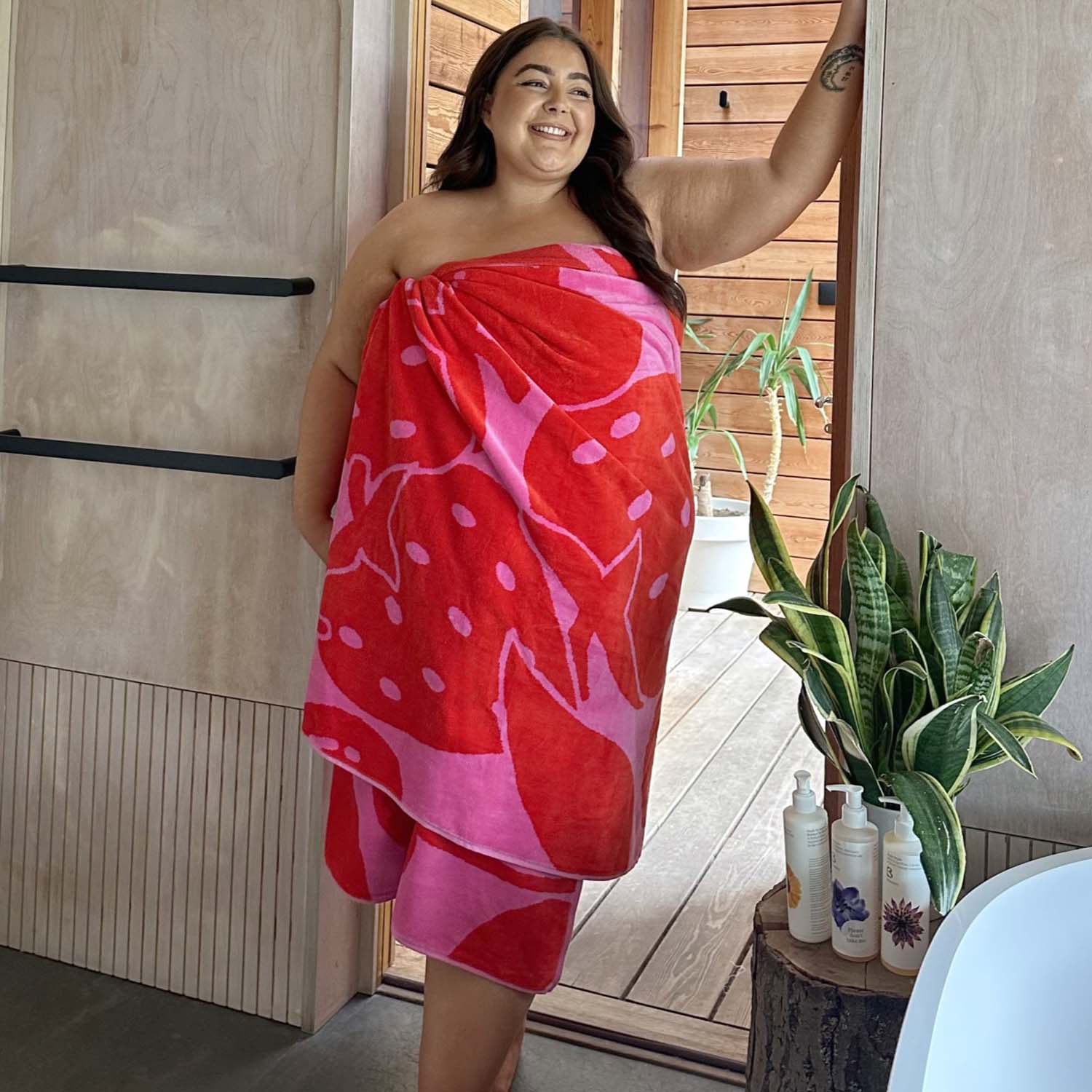 Toalla de peluche - afrutado