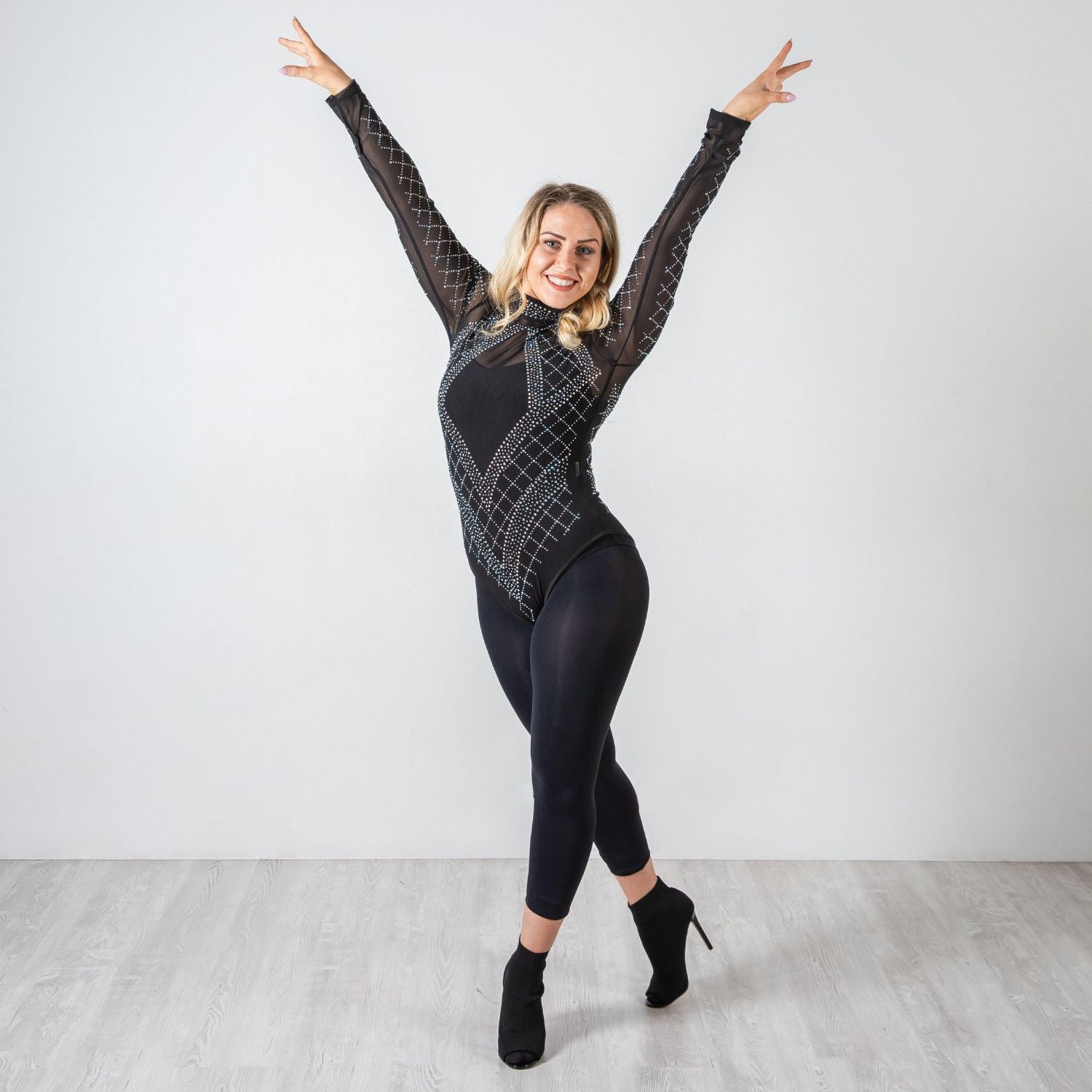 Mallas de baile convertibles - Negras