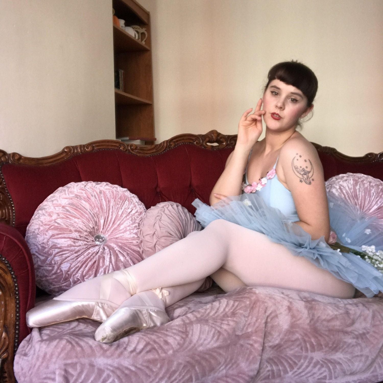 Mallas de baile convertibles - Rosa