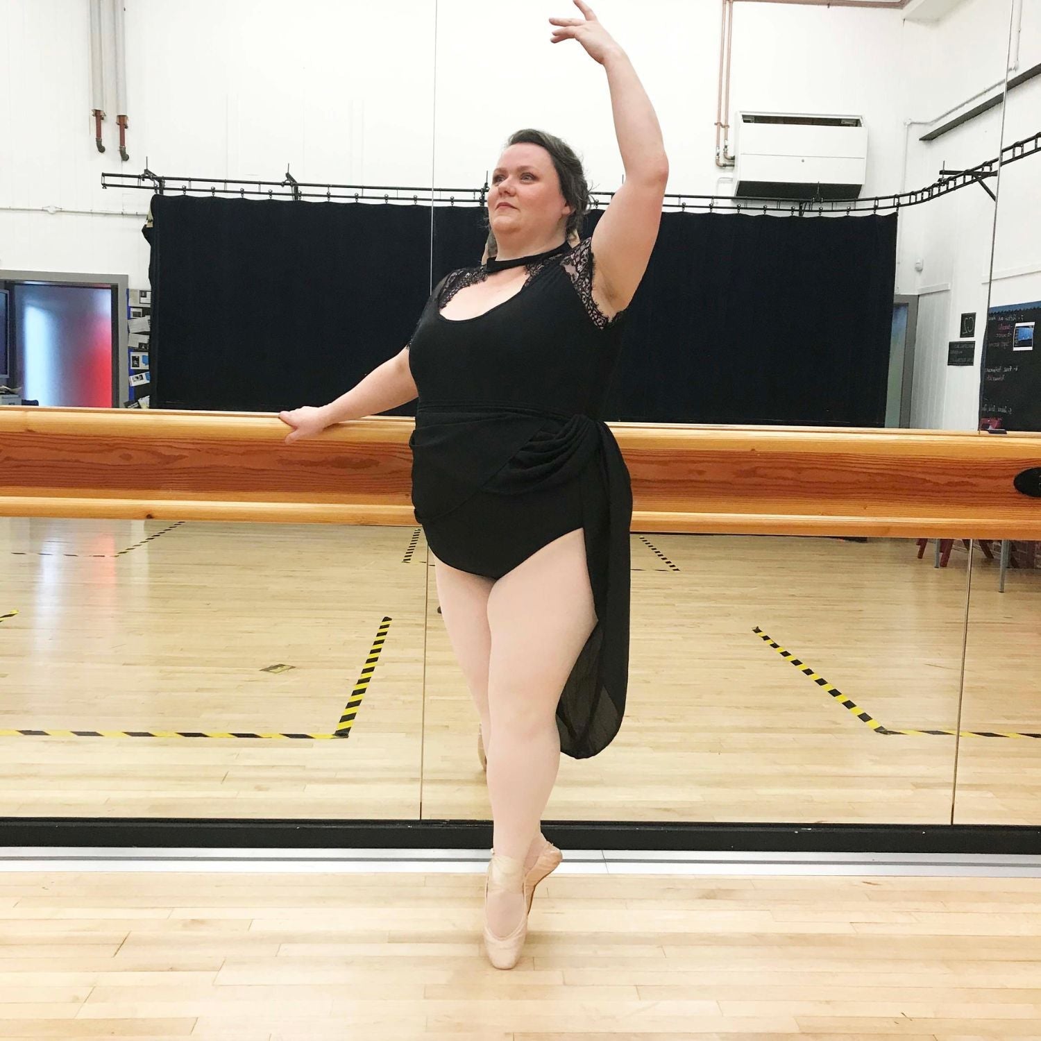 Mallas de baile convertibles - Rosa