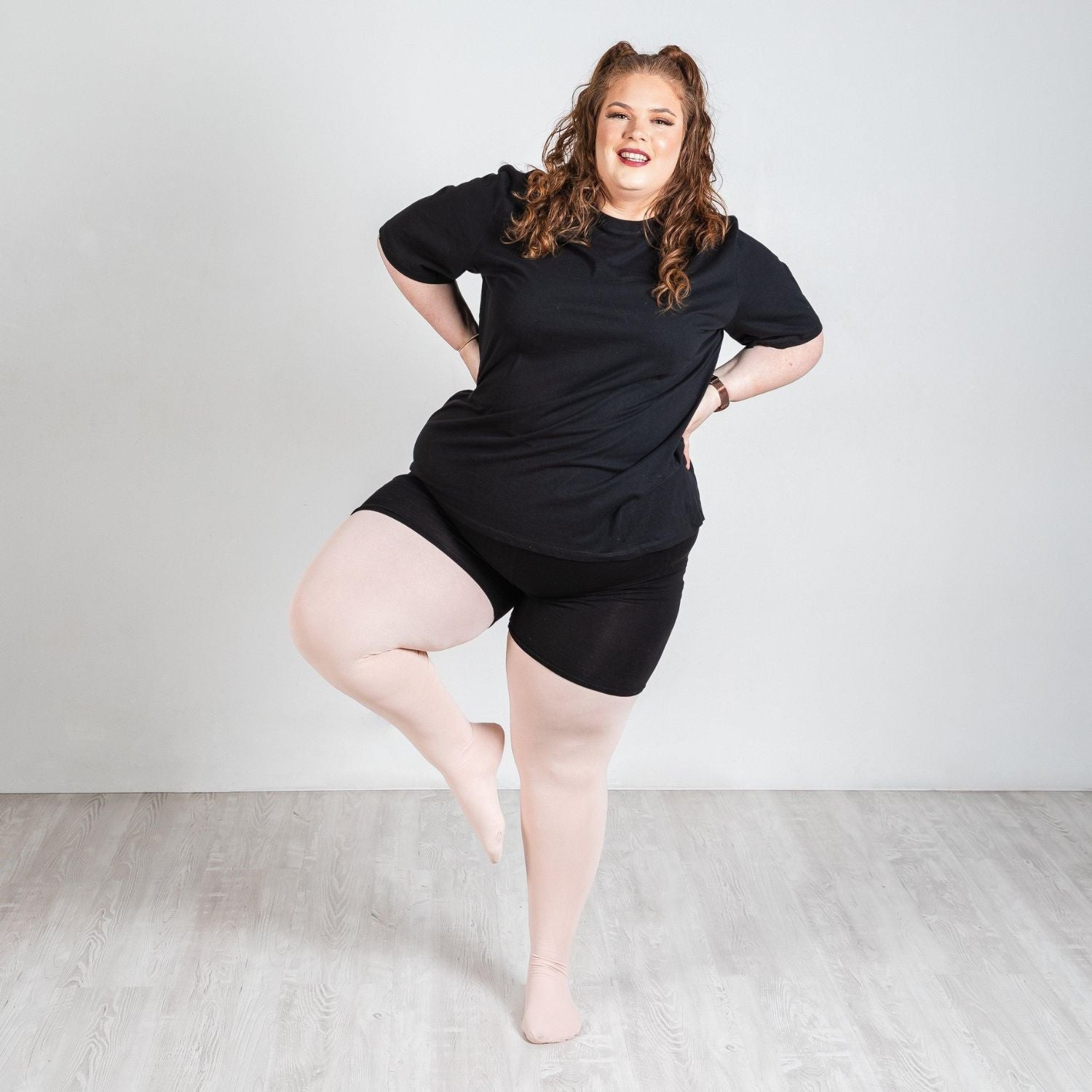 Mallas de baile convertibles - Rosa