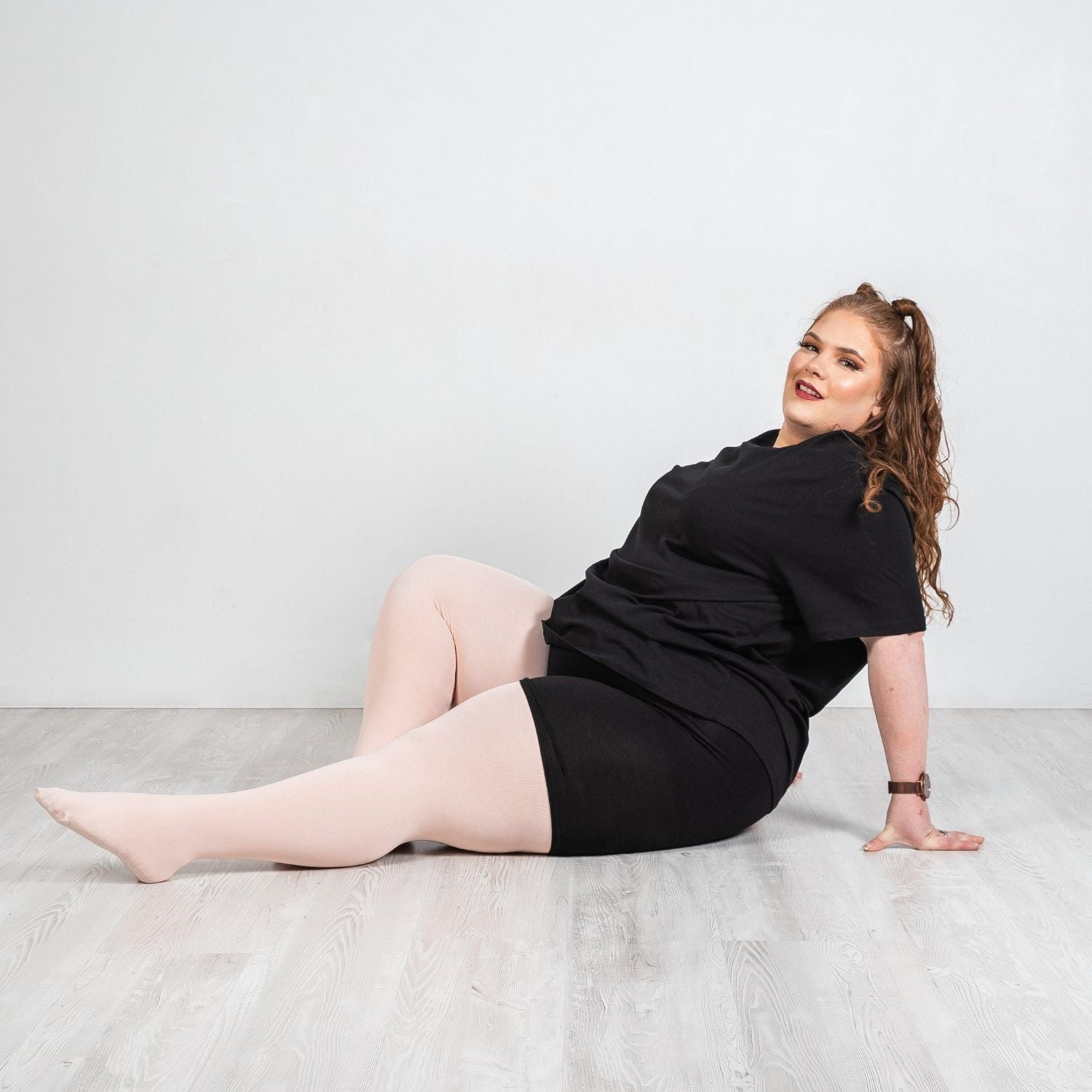 Mallas de baile convertibles - Rosa