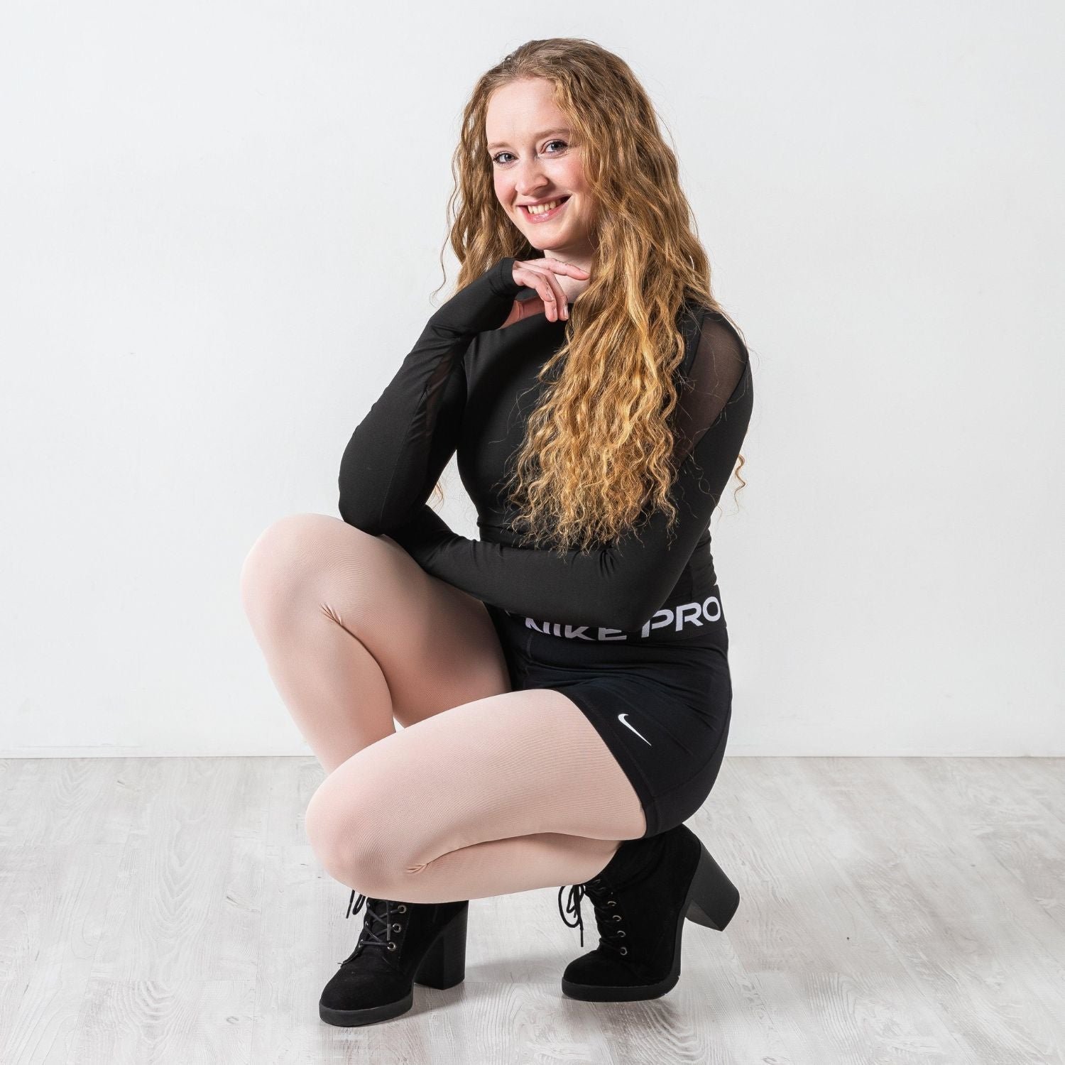 Mallas de baile convertibles - Rosa