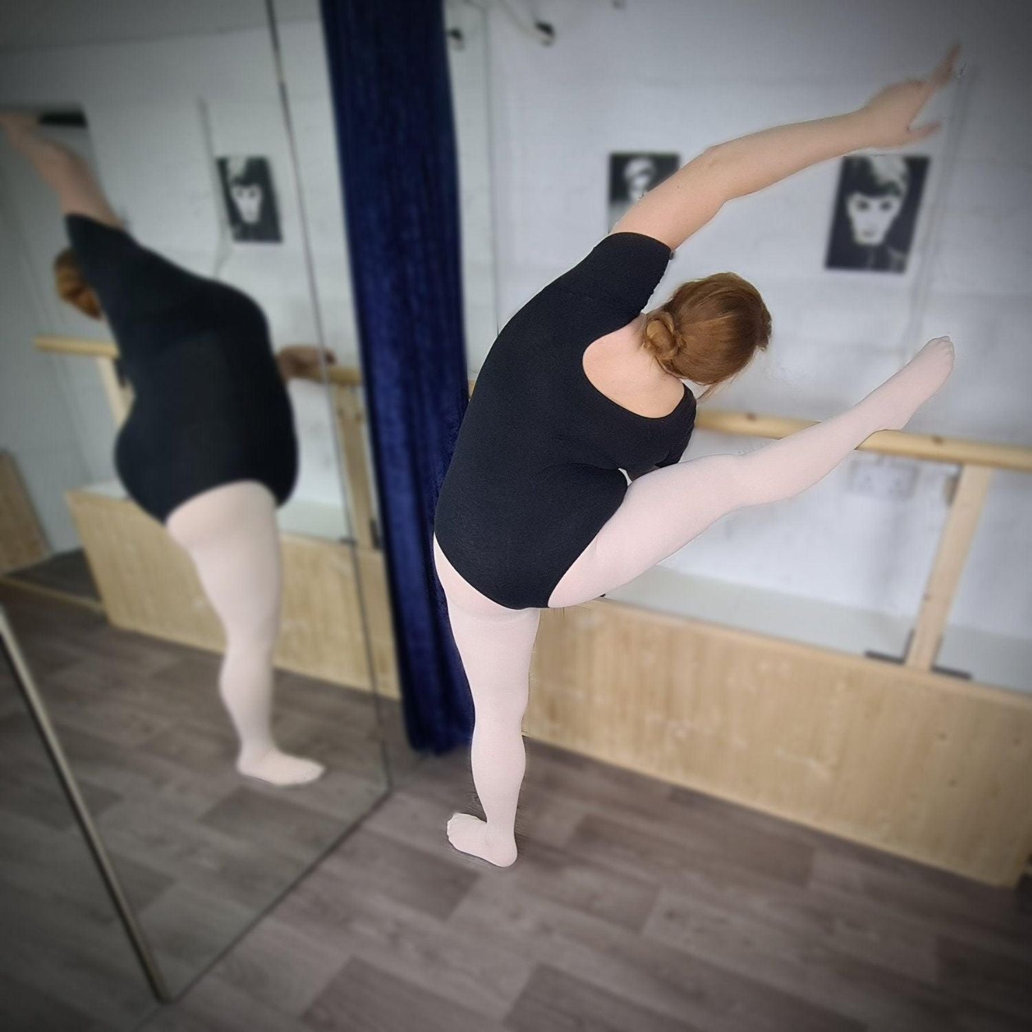 Mallas de baile convertibles - Rosa