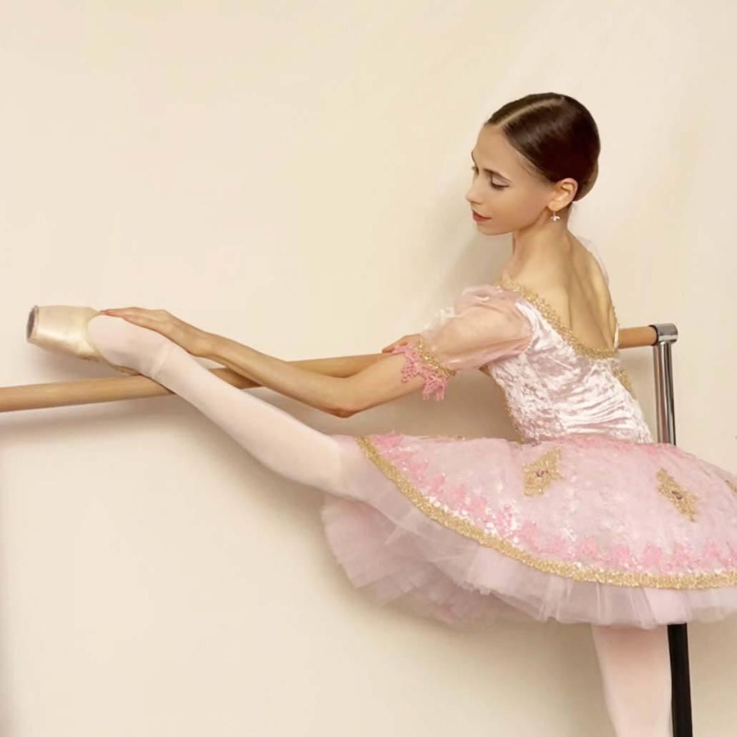 Mallas de baile convertibles - Rosa