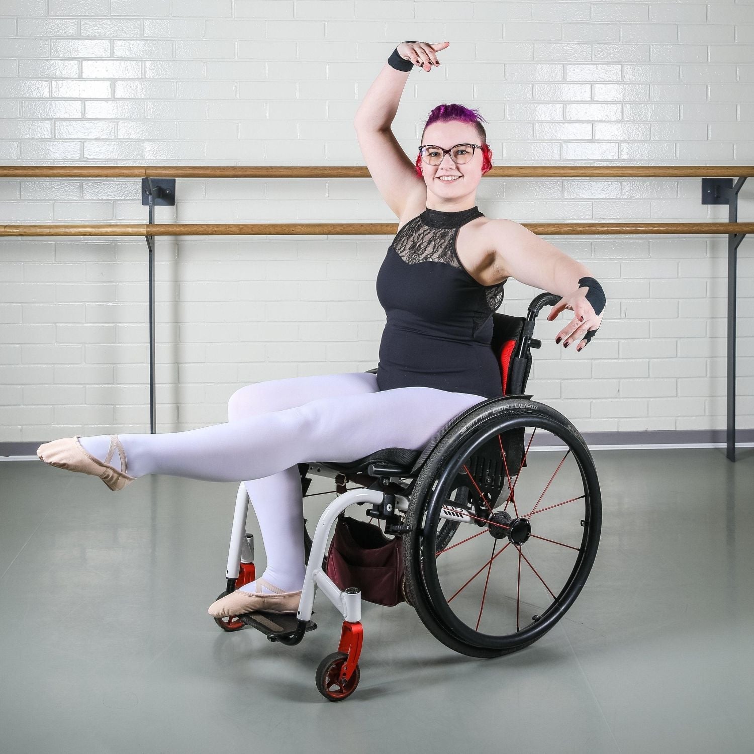 Mallas de baile convertibles - Blancas