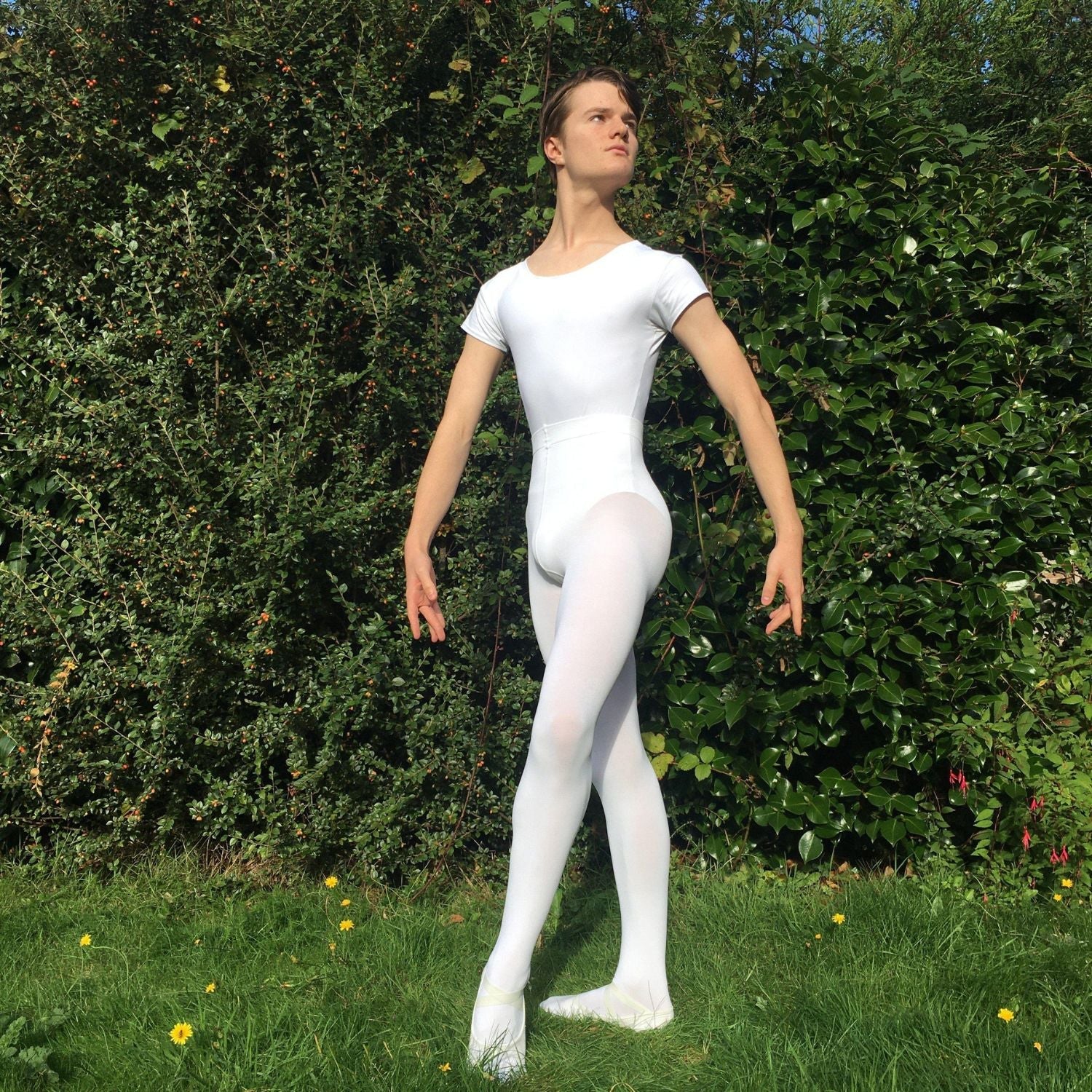 Mallas de baile convertibles - Blancas