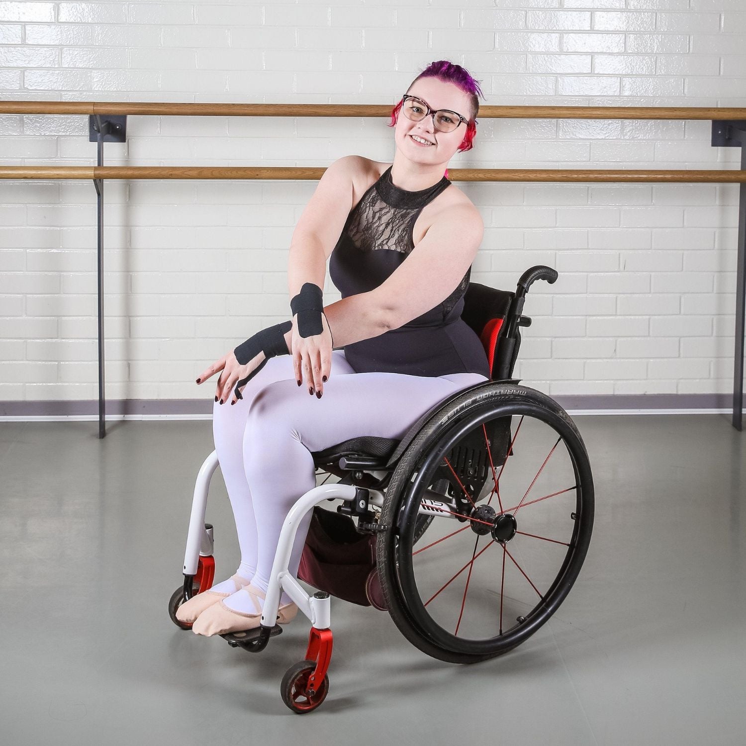 Mallas de baile convertibles - Blancas