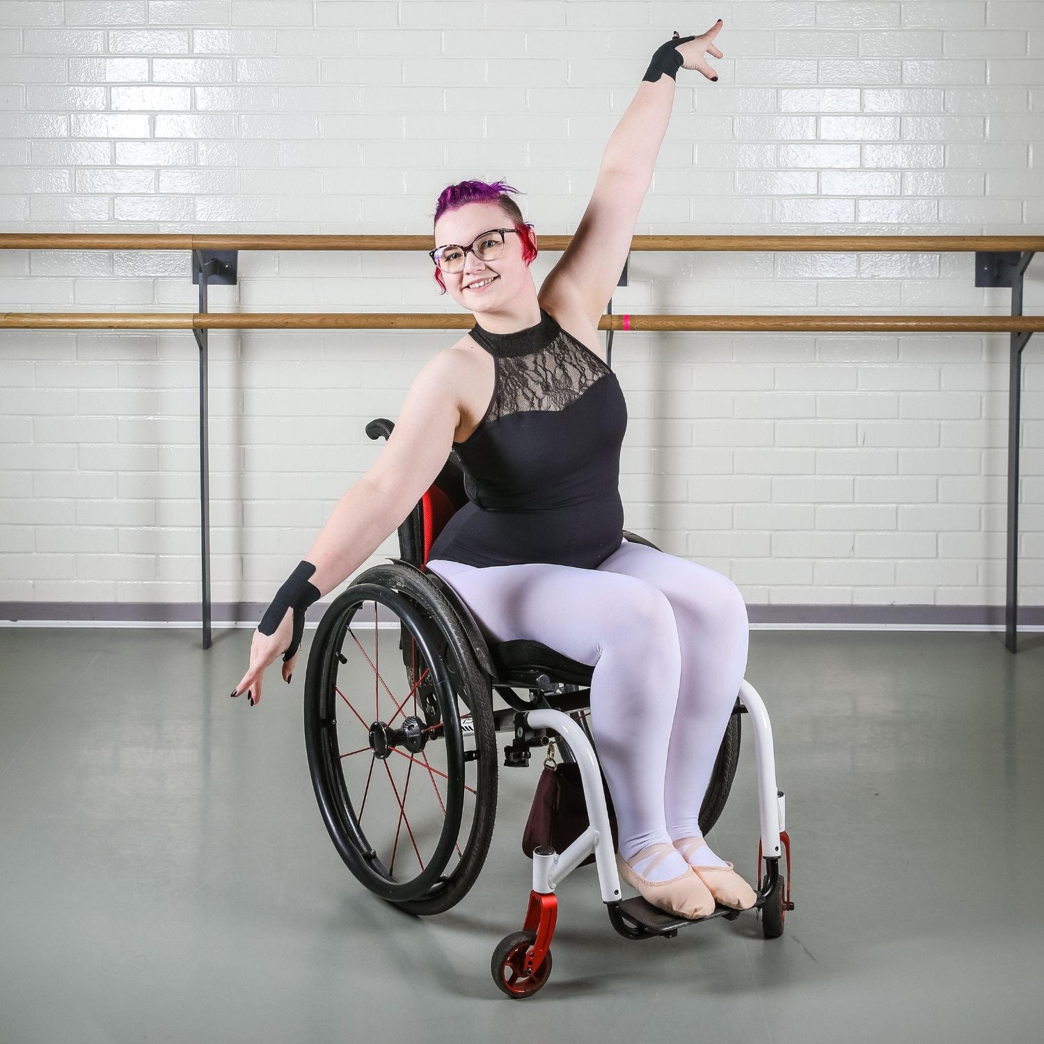 Mallas de baile convertibles - Blancas