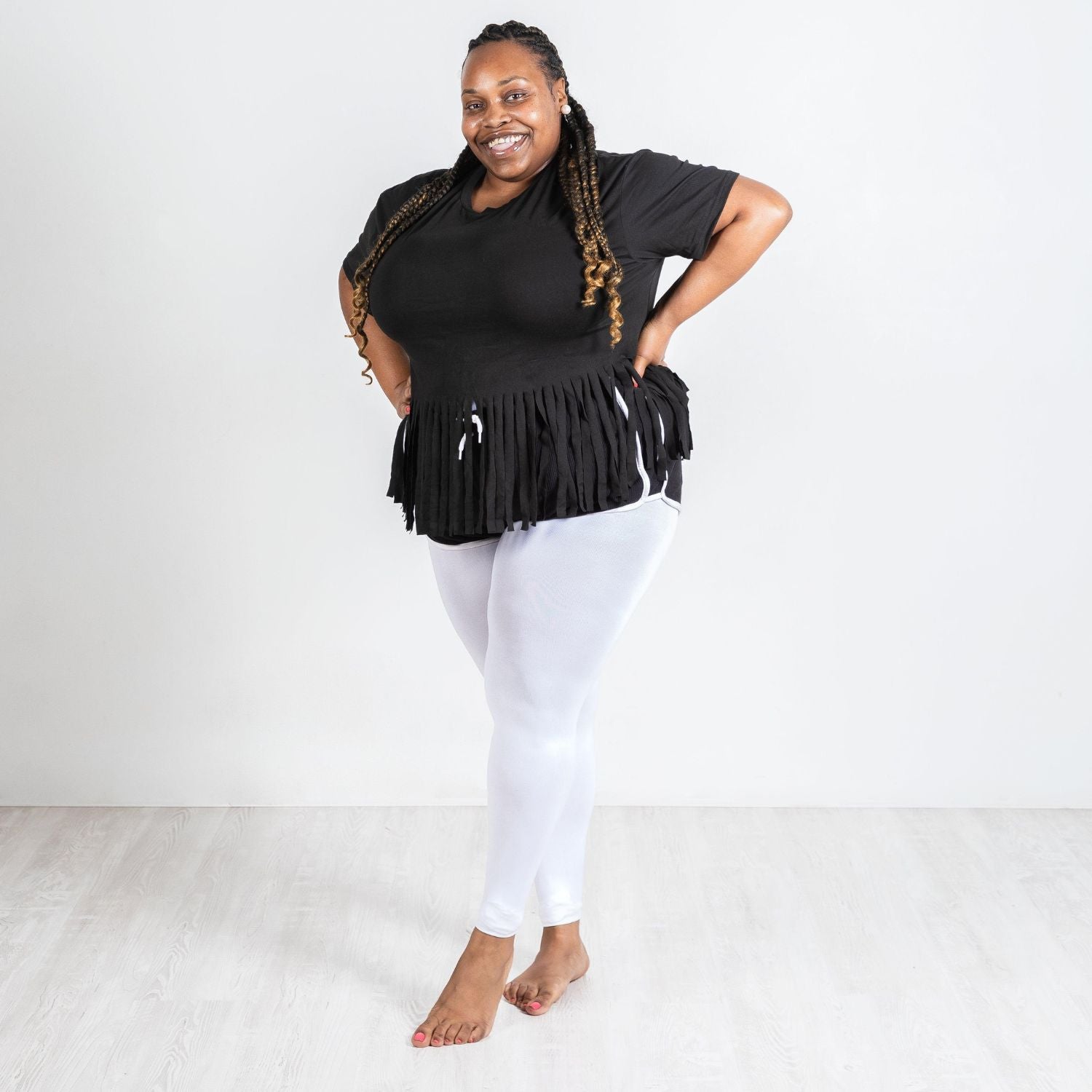 Mallas de baile convertibles - Blancas