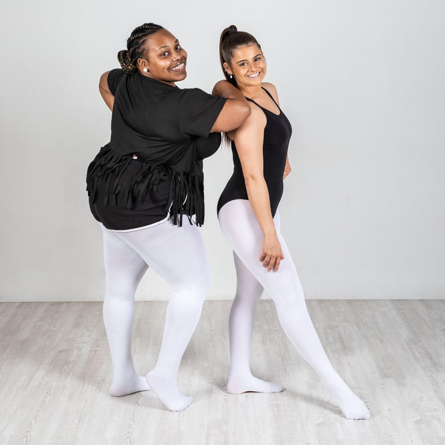 Mallas de baile convertibles - Blancas