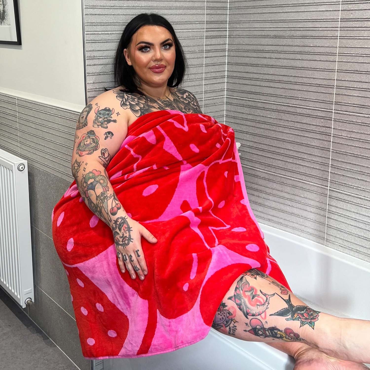 Toalla de peluche - afrutado