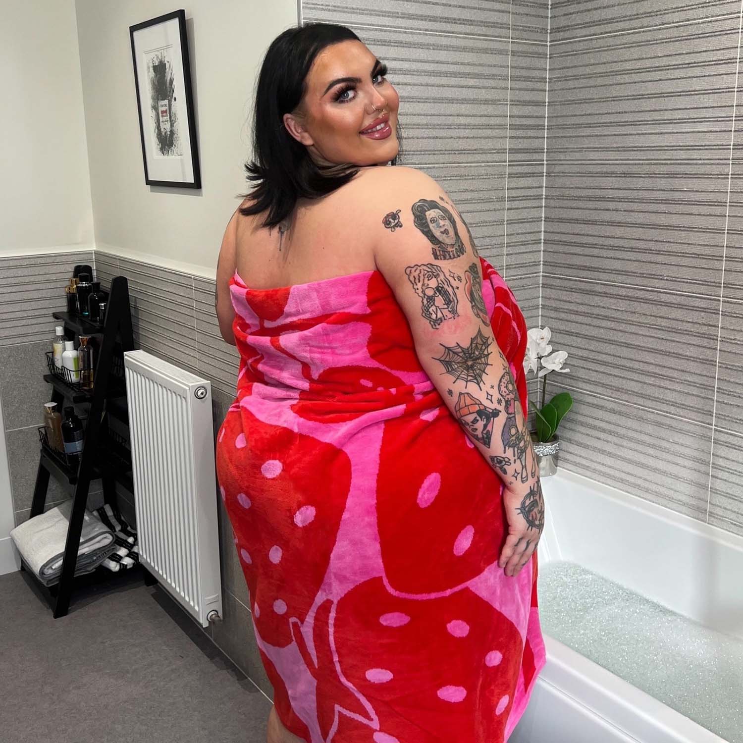 Toalla de peluche - afrutado