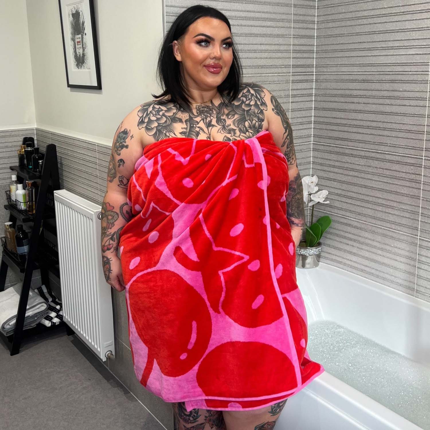 Toalla de peluche - afrutado