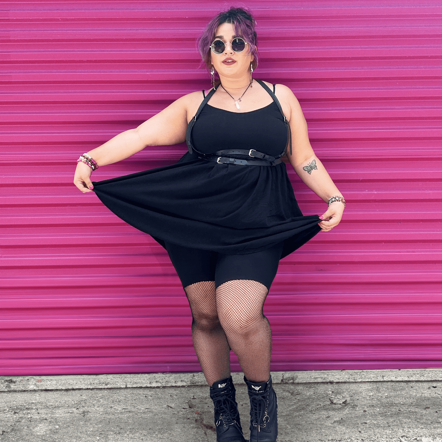 Medias de red Thighs the Limit - Negras