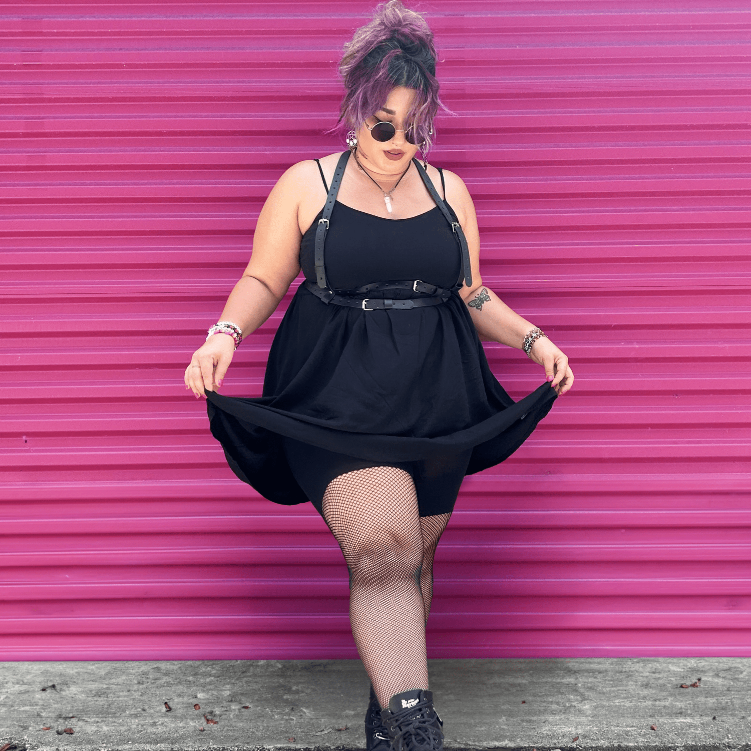 Medias de red Thighs the Limit - Negras