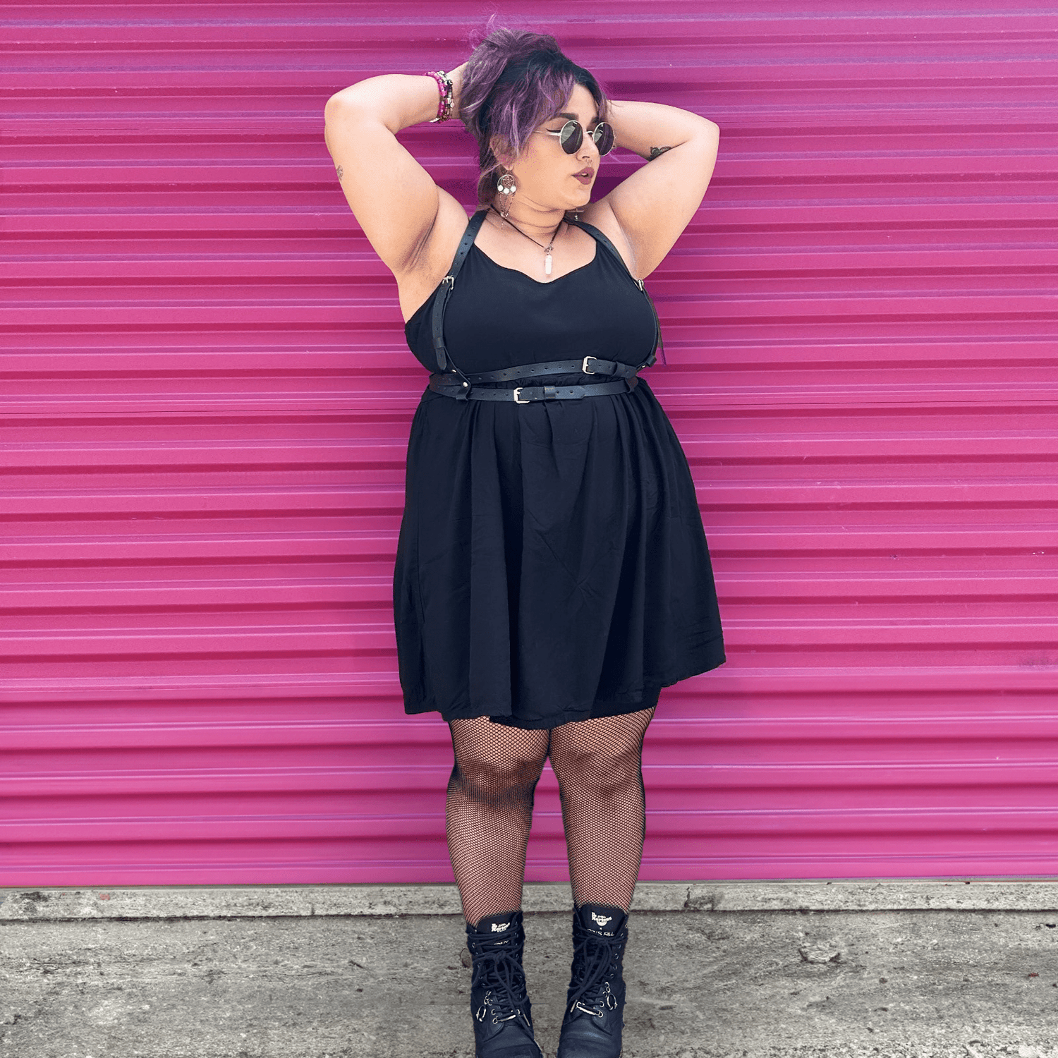 Medias de red Thighs the Limit - Negras