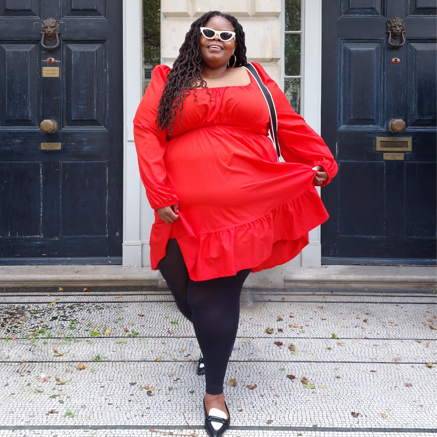 Stay Cool Footless 80 Denier Tights - Black