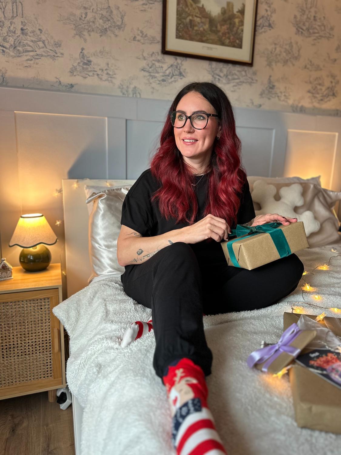 Organic Cotton PJ Boxy Tee - Plain Black