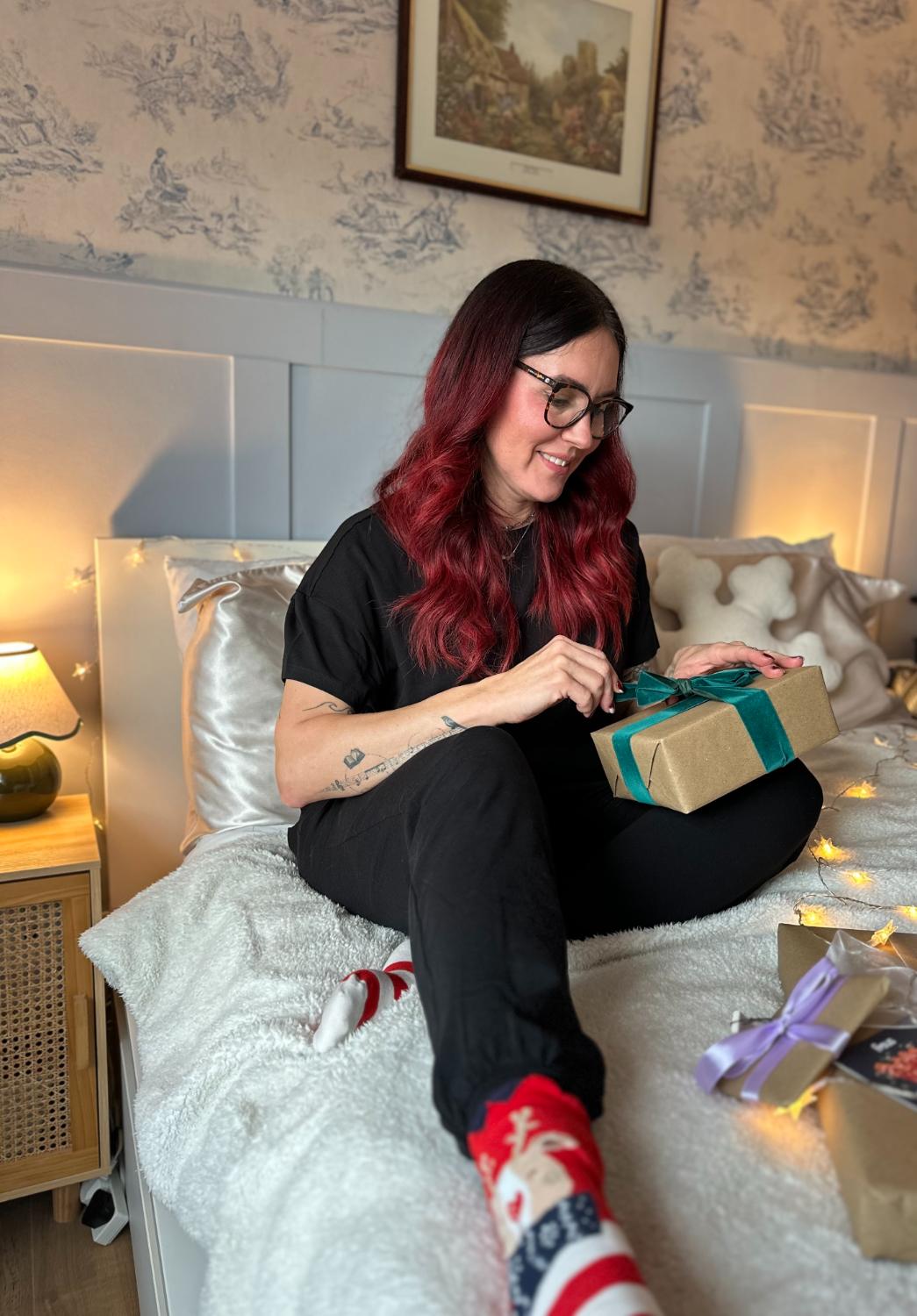 Organic Cotton PJ Boxy Tee - Plain Black