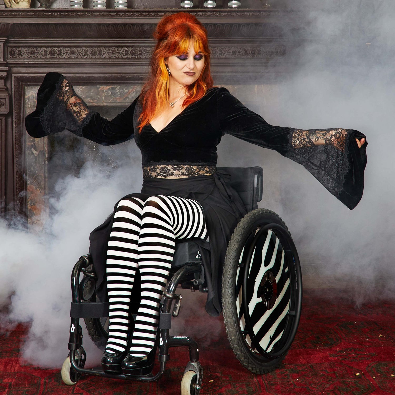 Medias de rayas - Bruja