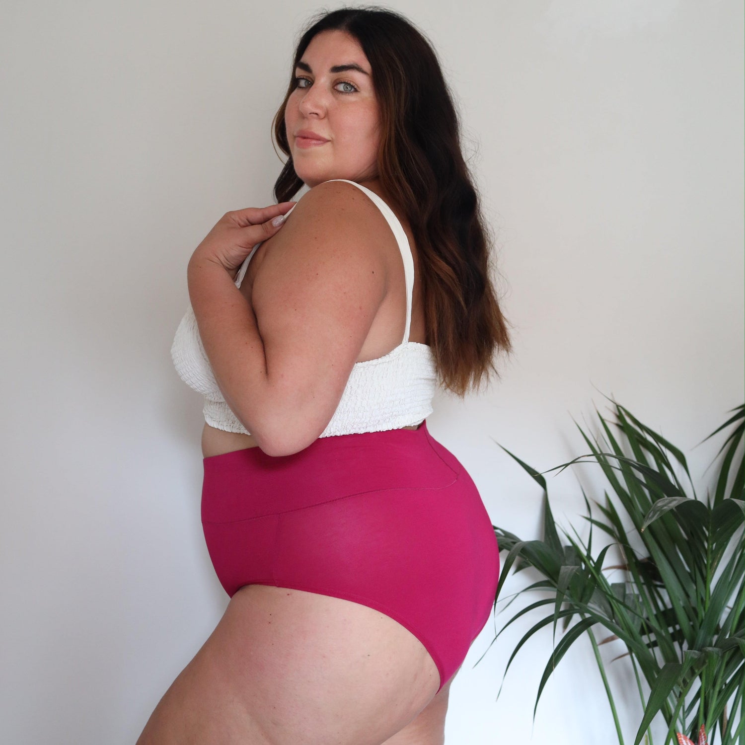 Braguitas de algodón orgánico - Frambuesa