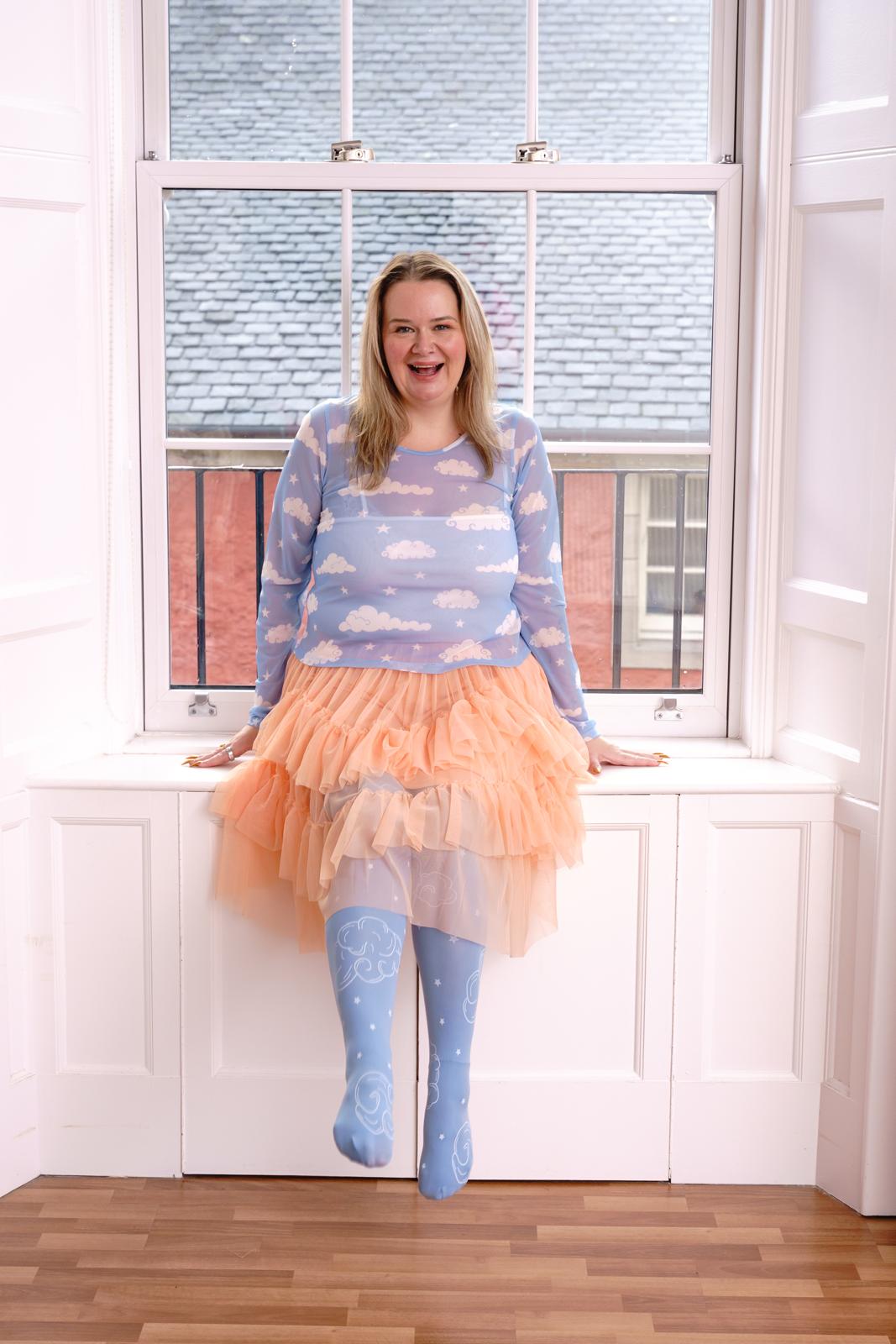 Mesh Skirt - Peach Mousse