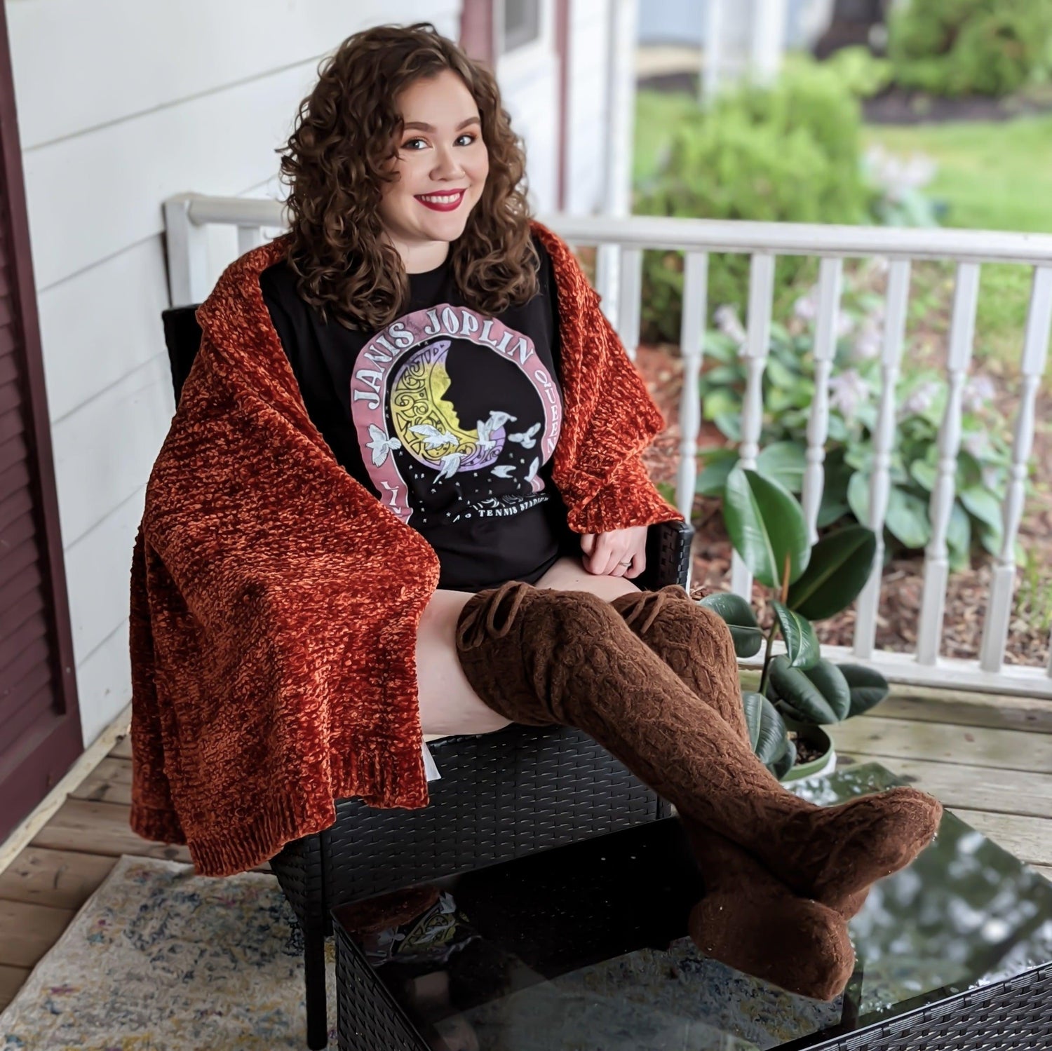 Calcetines hasta el muslo - Chocolate caliente