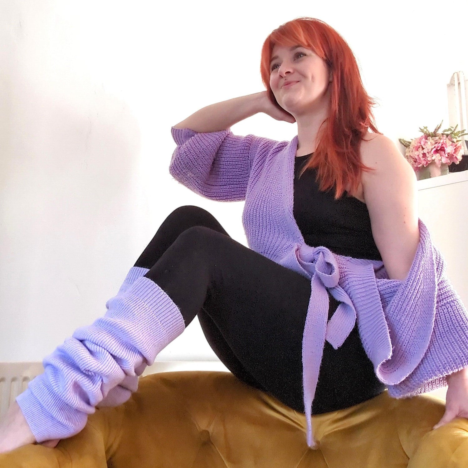 Calentadores de piernas - Periwinkle