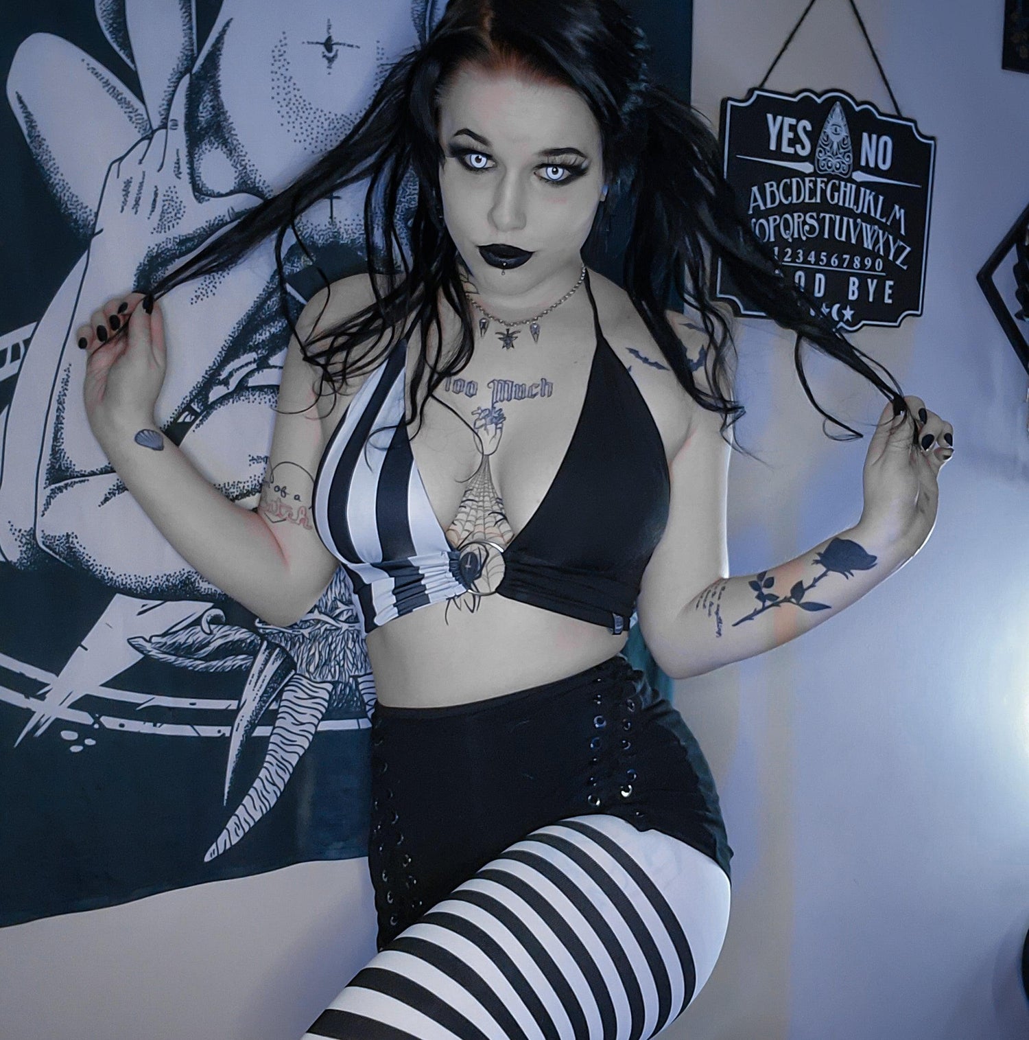 Medias de rayas - Bruja