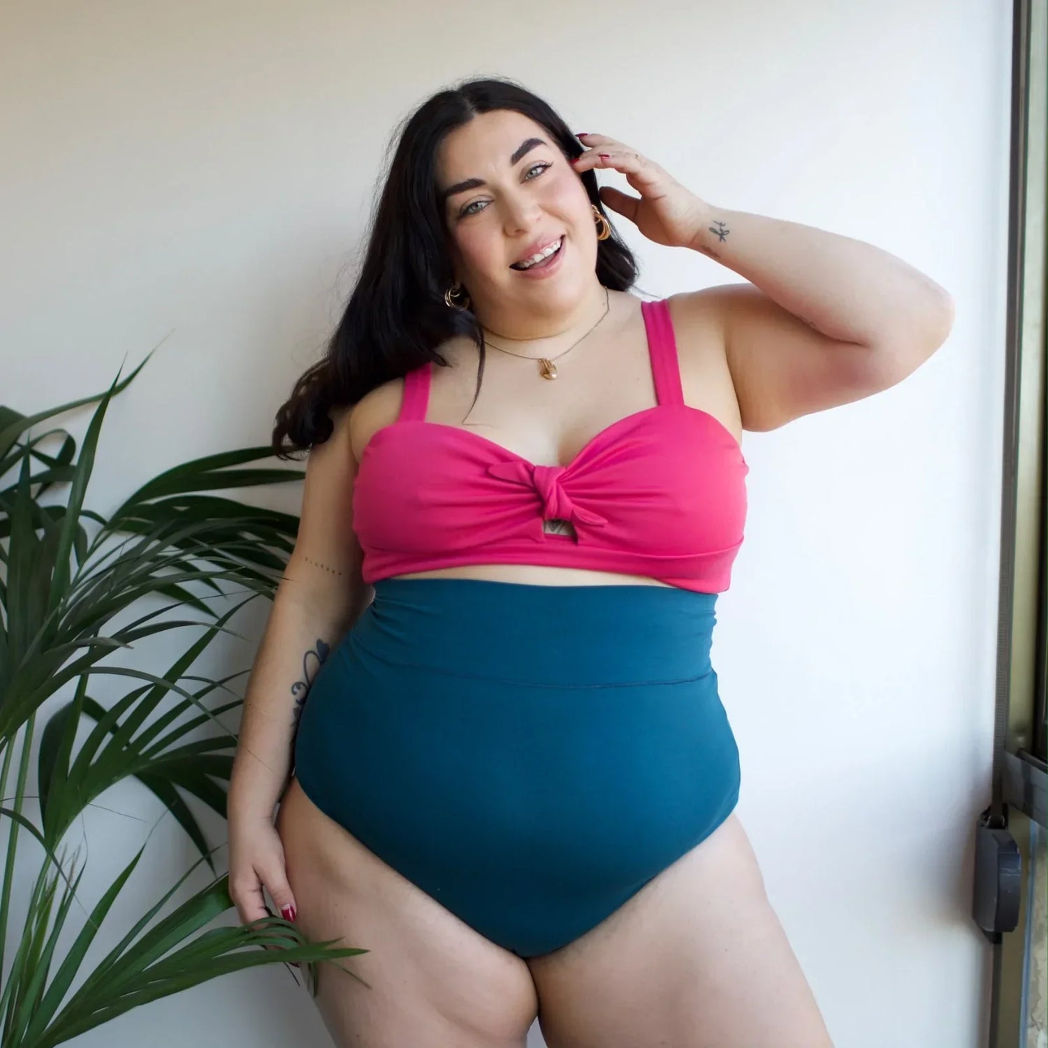 Braguitas de algodón orgánico de cintura alta - Aurora