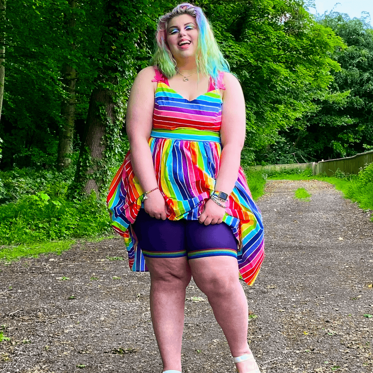 Stay Cool Chub Rub Shorts - Orgullo - Naturaleza humana