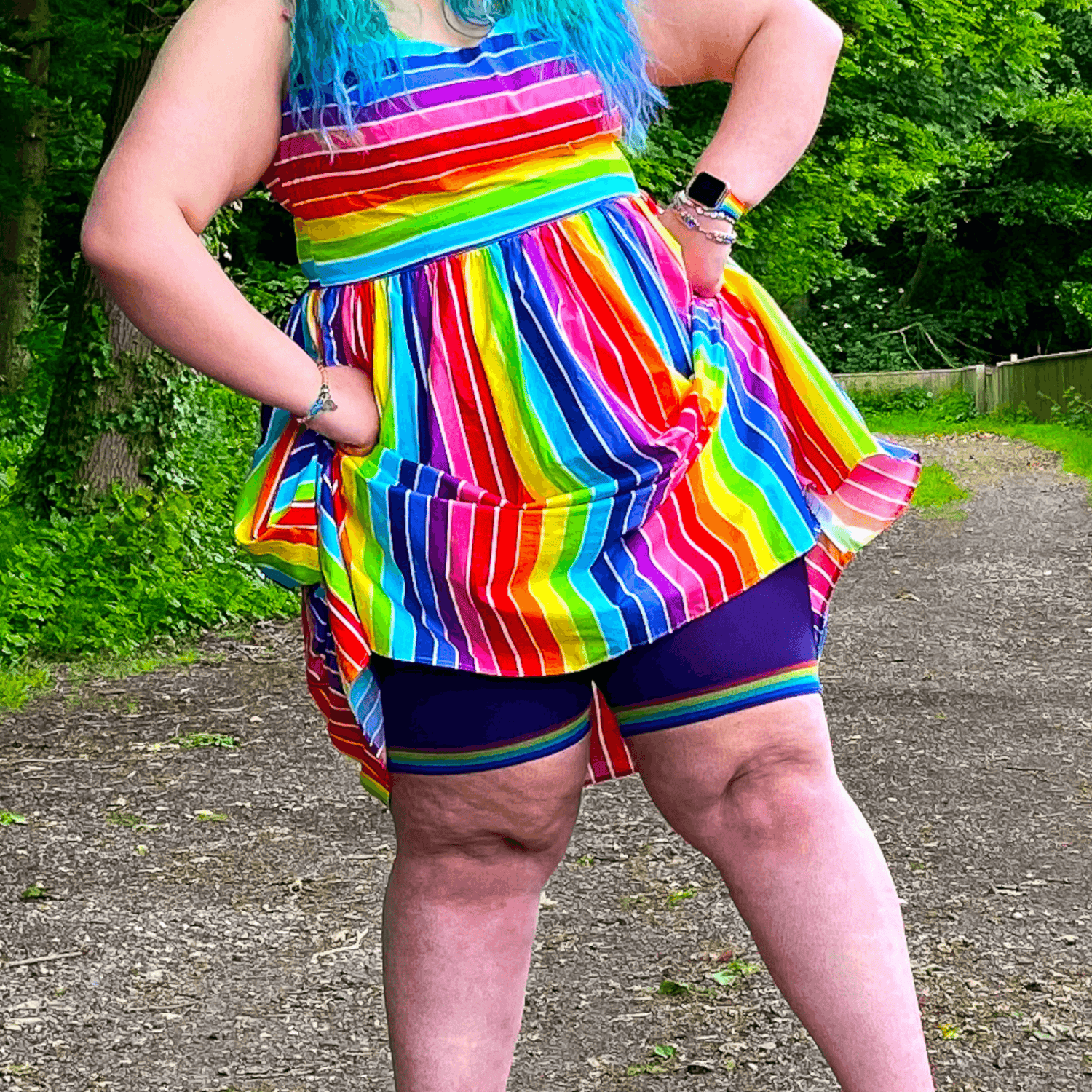 Stay Cool Chub Rub Shorts - Orgullo - Naturaleza humana