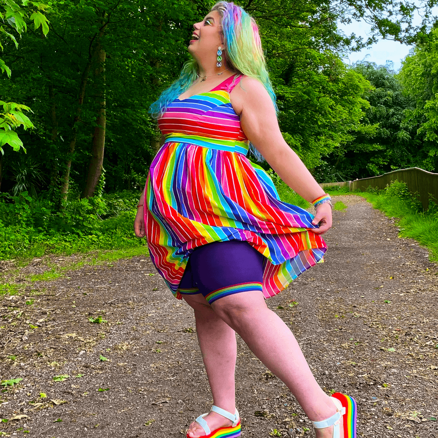 Stay Cool Chub Rub Shorts - Orgullo - Naturaleza humana