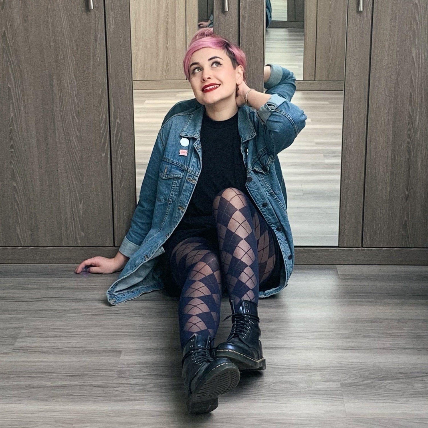 Medias de diamante - Azul marino