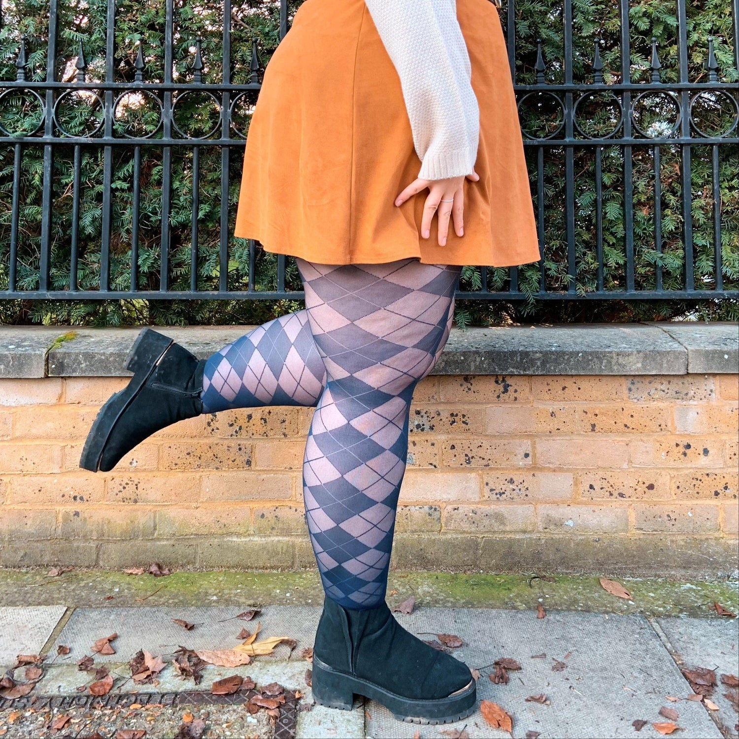 Medias de diamante - Azul marino