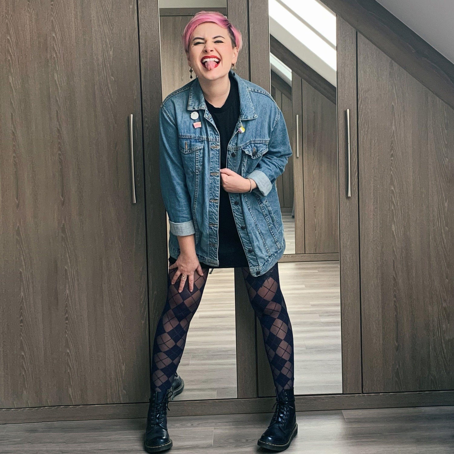 Medias de diamante - Azul marino