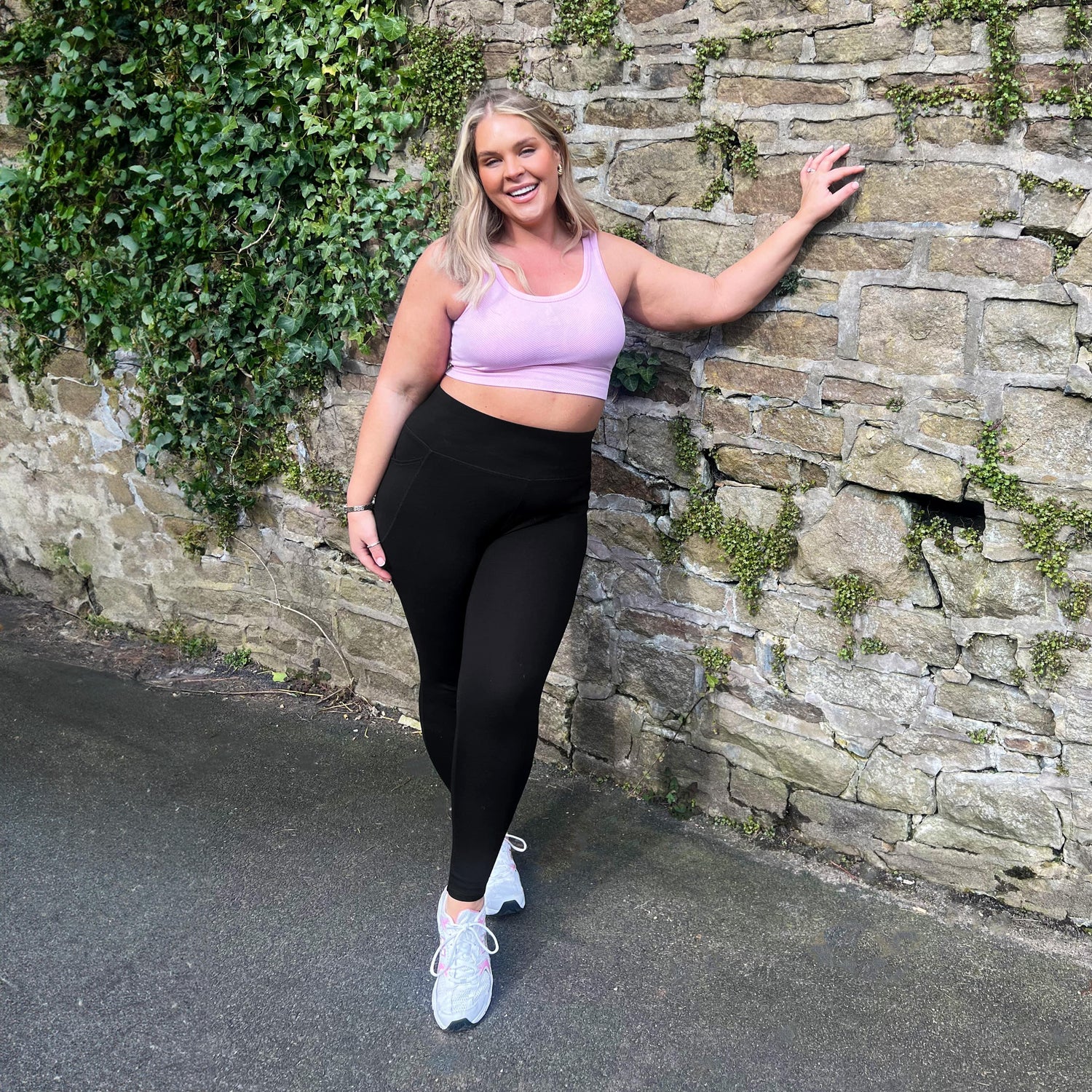 Leggings a prueba de sentadillas largas (V2) - 3 pares en negro