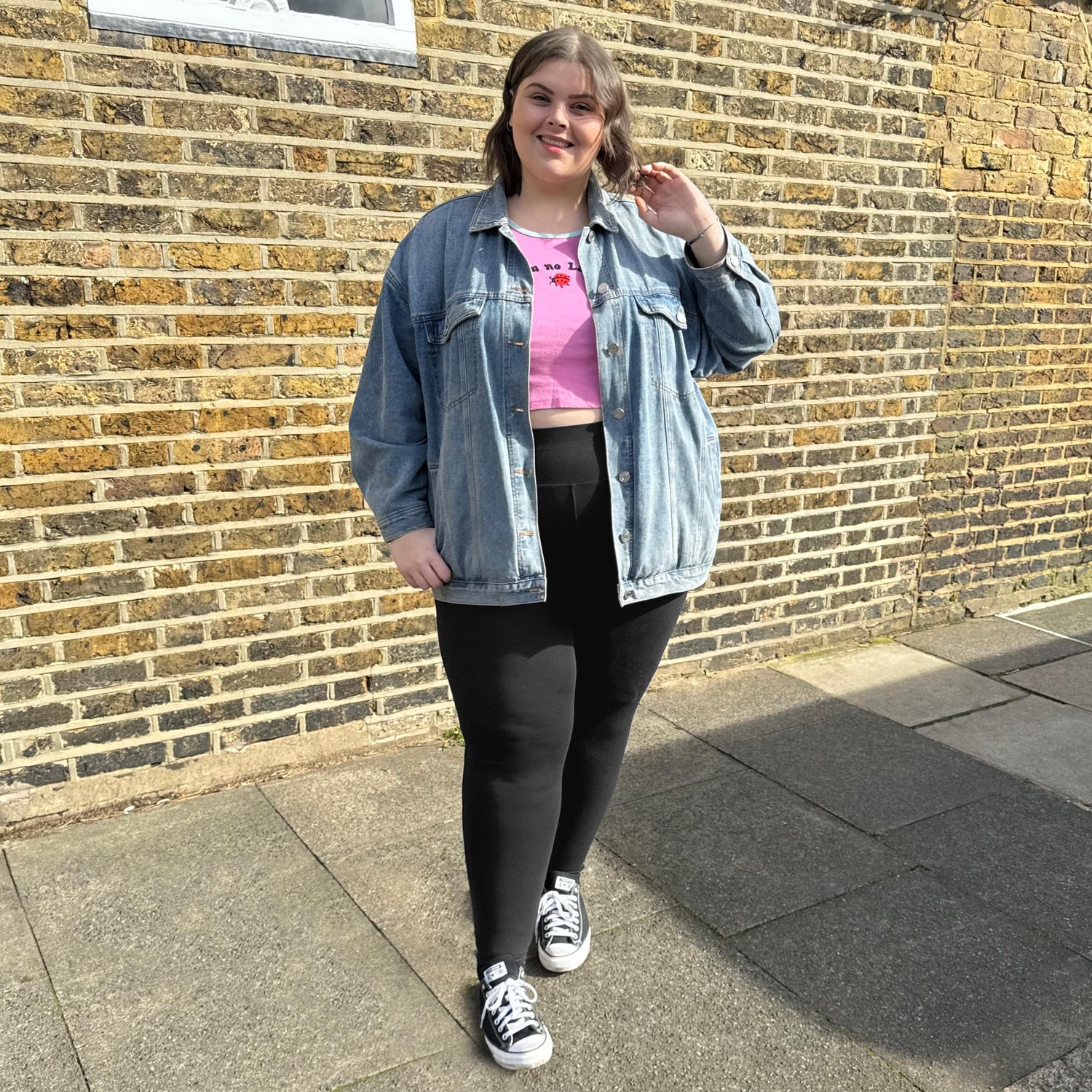 Leggings a prueba de sentadillas largas (V2) - 3 pares en negro