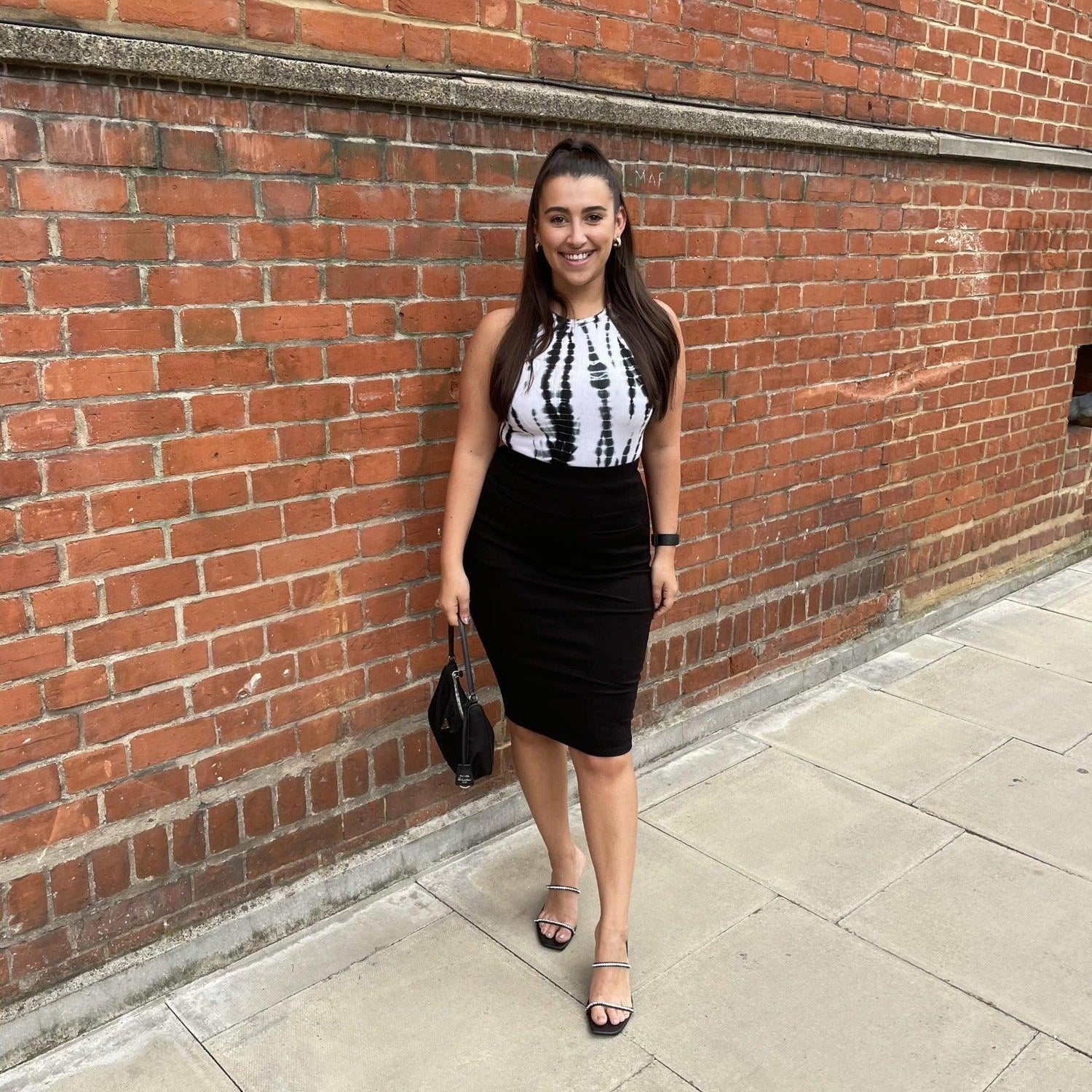 Falda lápiz - Negra