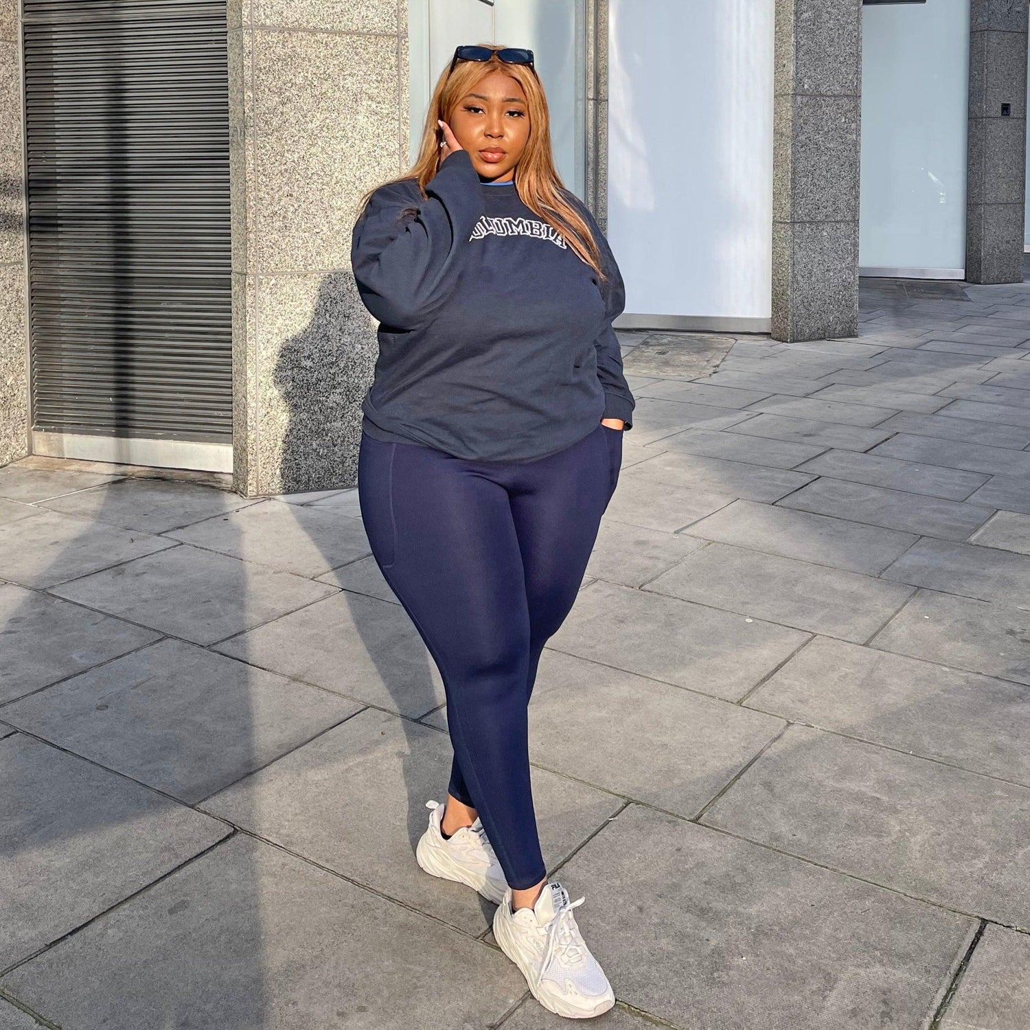 Mallas cortas antisentadillas - Azul marino