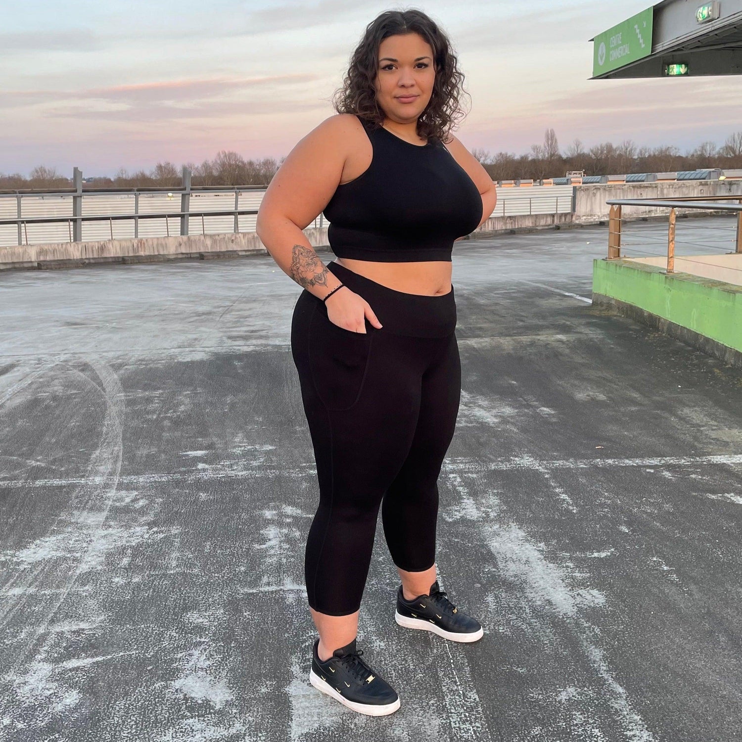 Mallas cortas antisentadillas - Negras