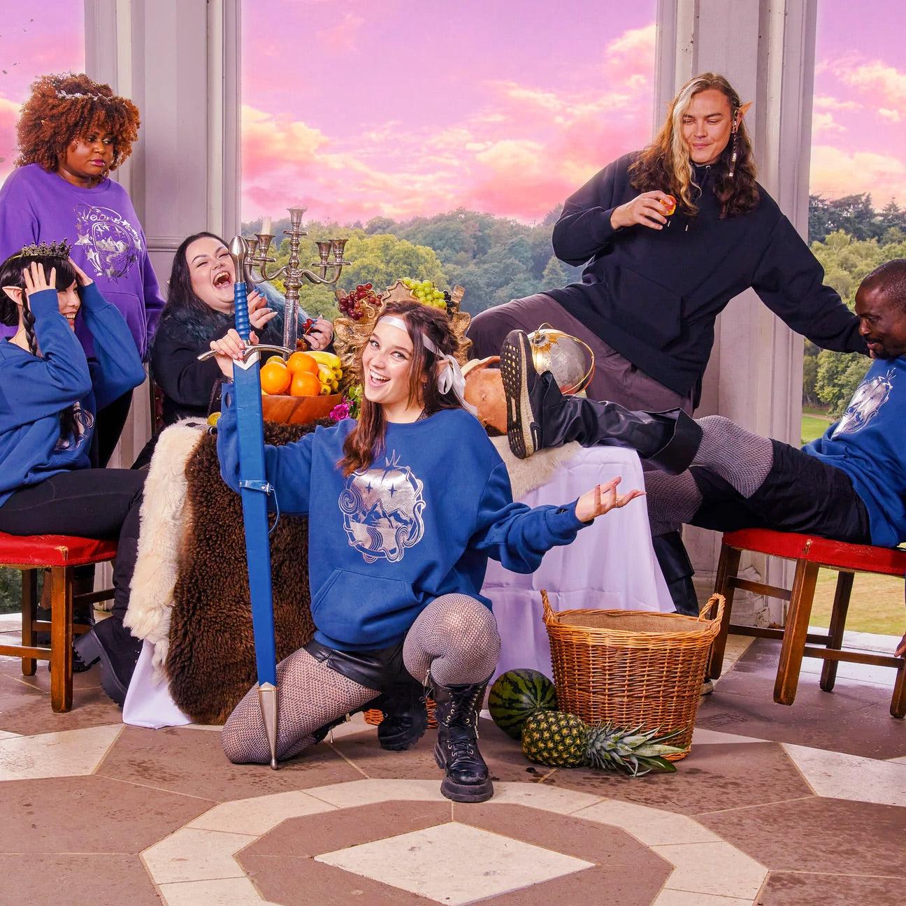 Sudadera de algodón orgánico ACOTAR - Night Court