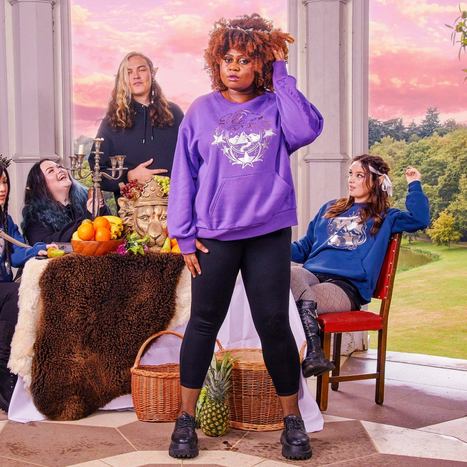 Sudadera de algodón orgánico ACOTAR - Velaris