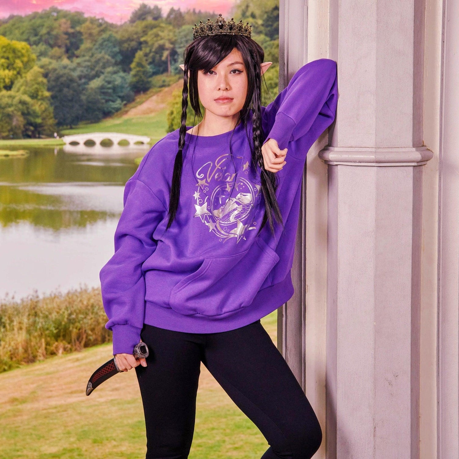 Sudadera de algodón orgánico ACOTAR - Velaris