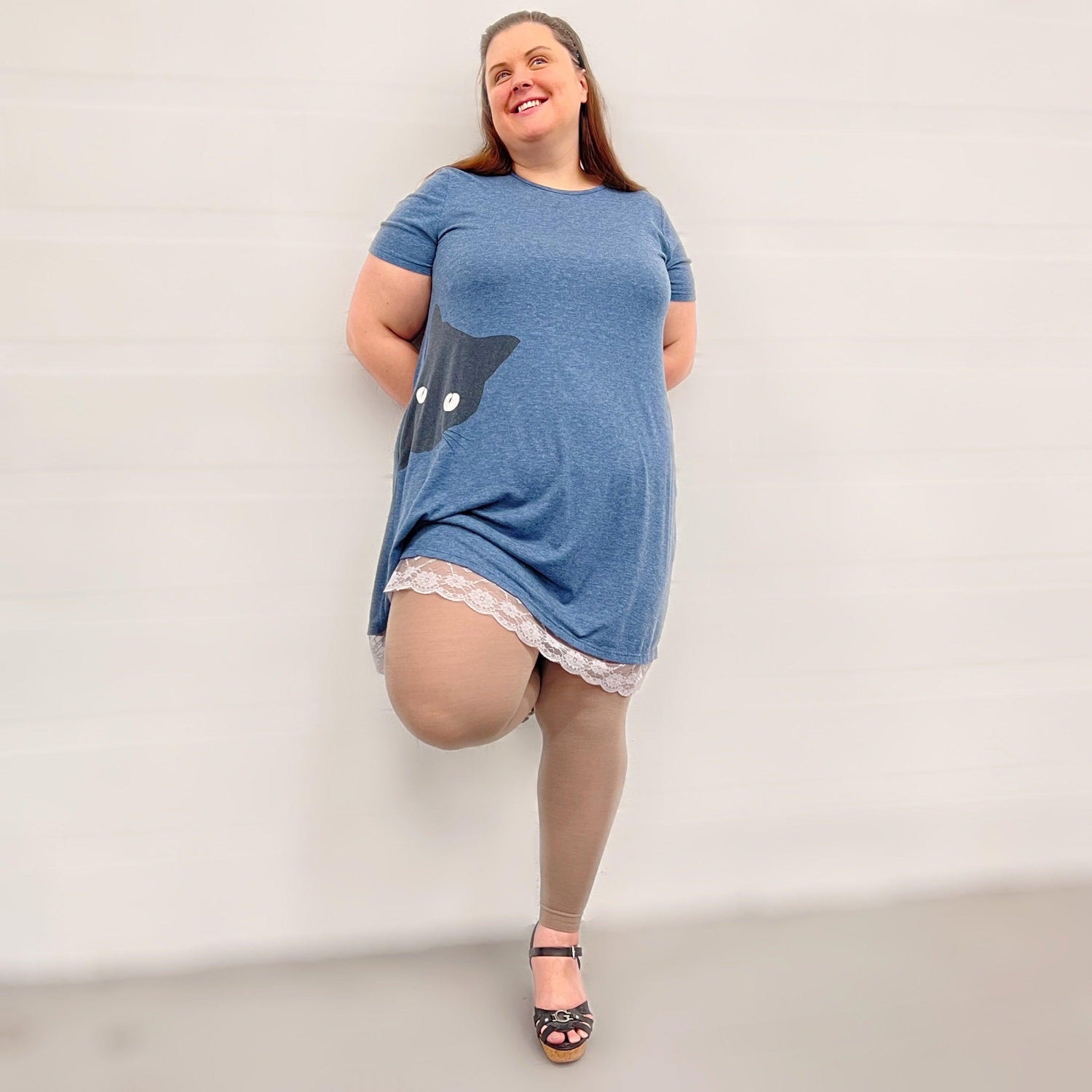 Medias sin pies de lana merino - Sand Dollar