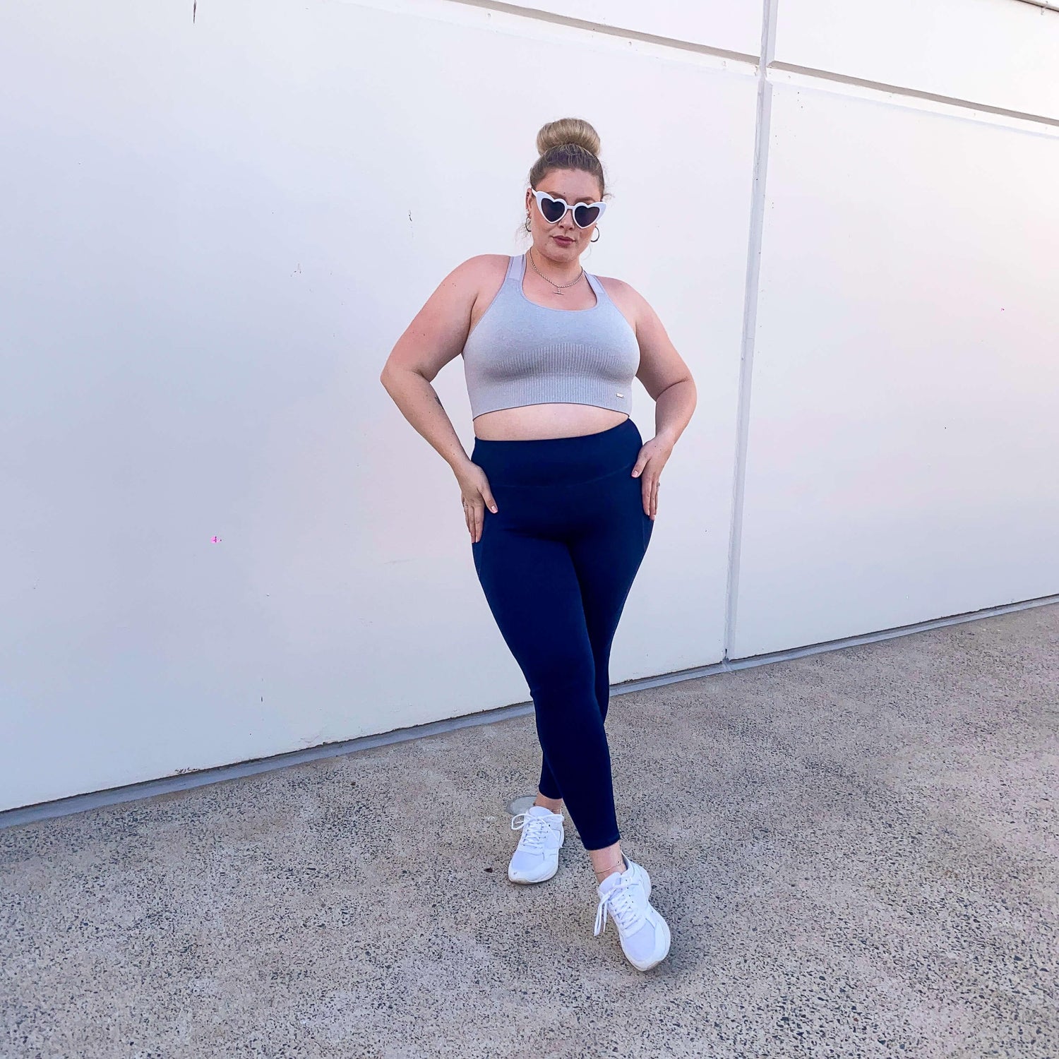 Mallas largas antisentadillas - Azul marino