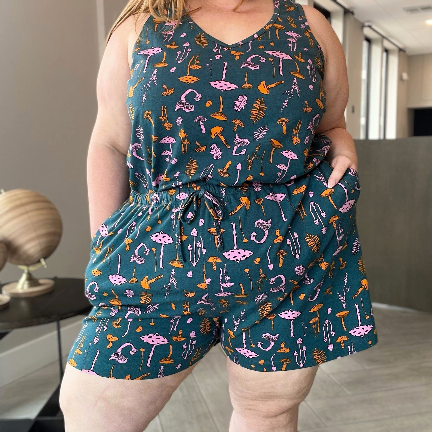 Chaleco de pijama de algodón orgánico - Mushie Patch